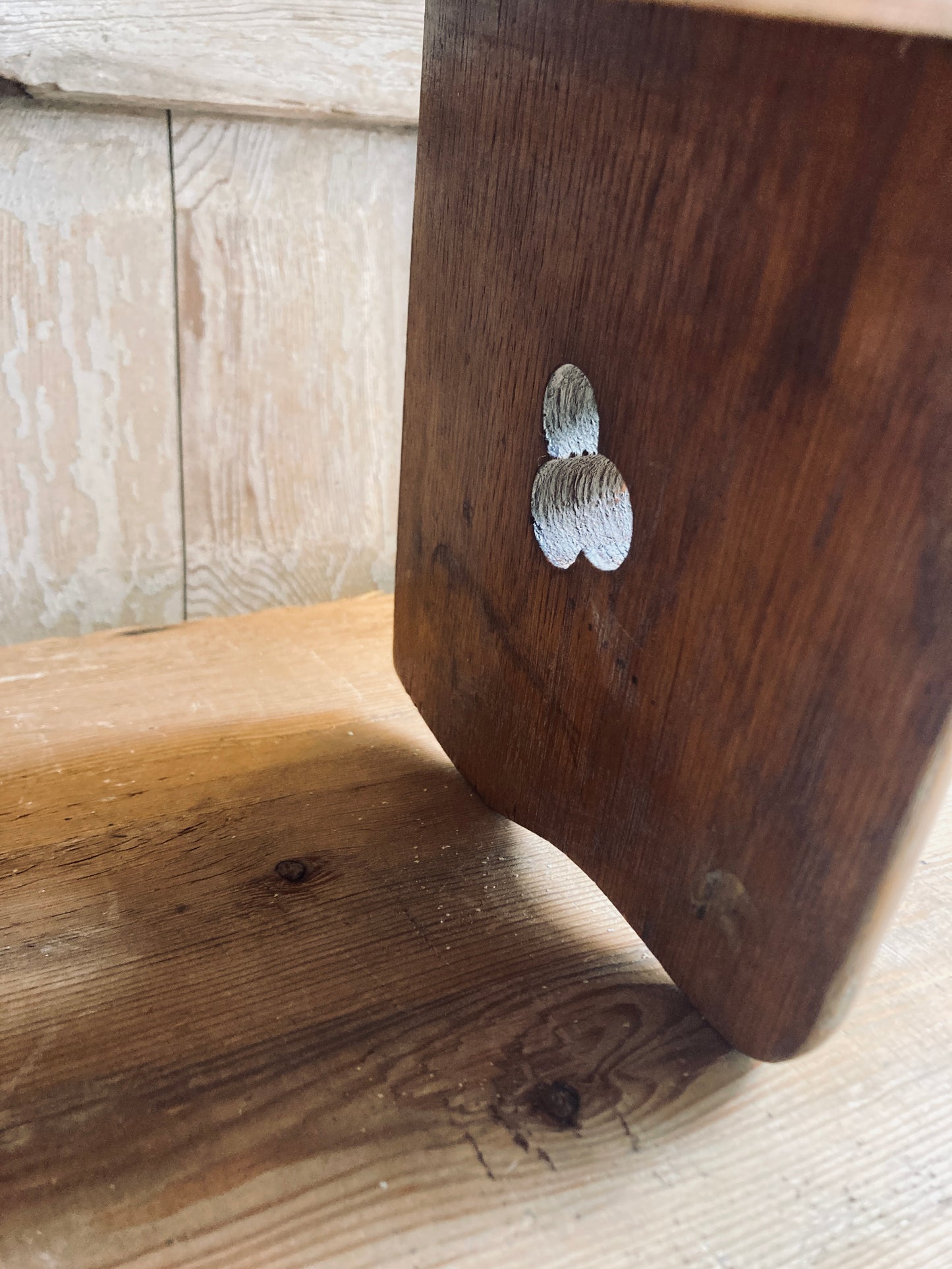 Antique church altar stand. Arts and Crafts.