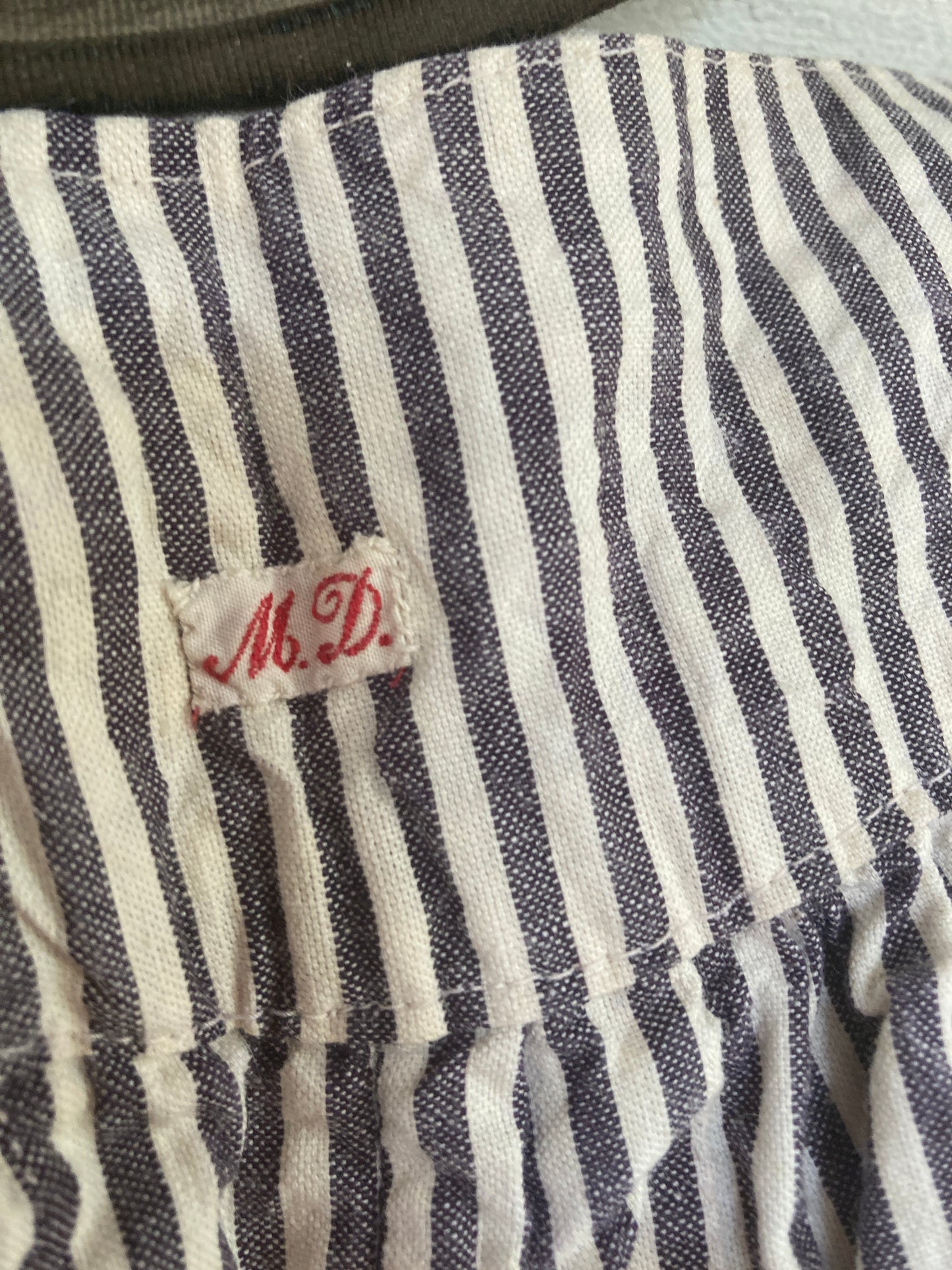 Striped french linen bloomers