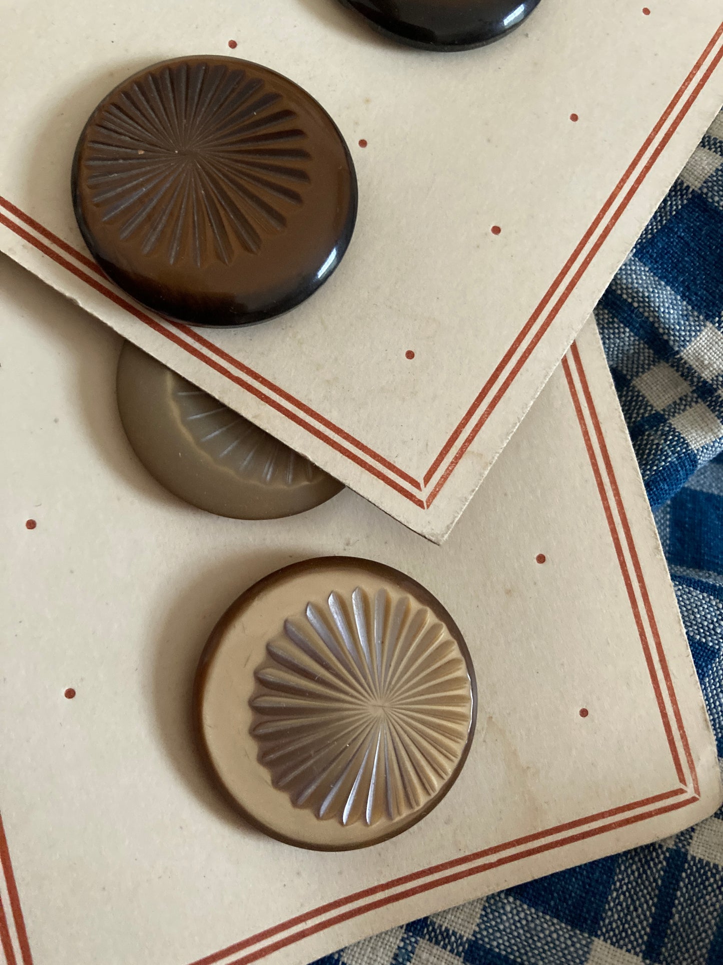 Vintage french buttons