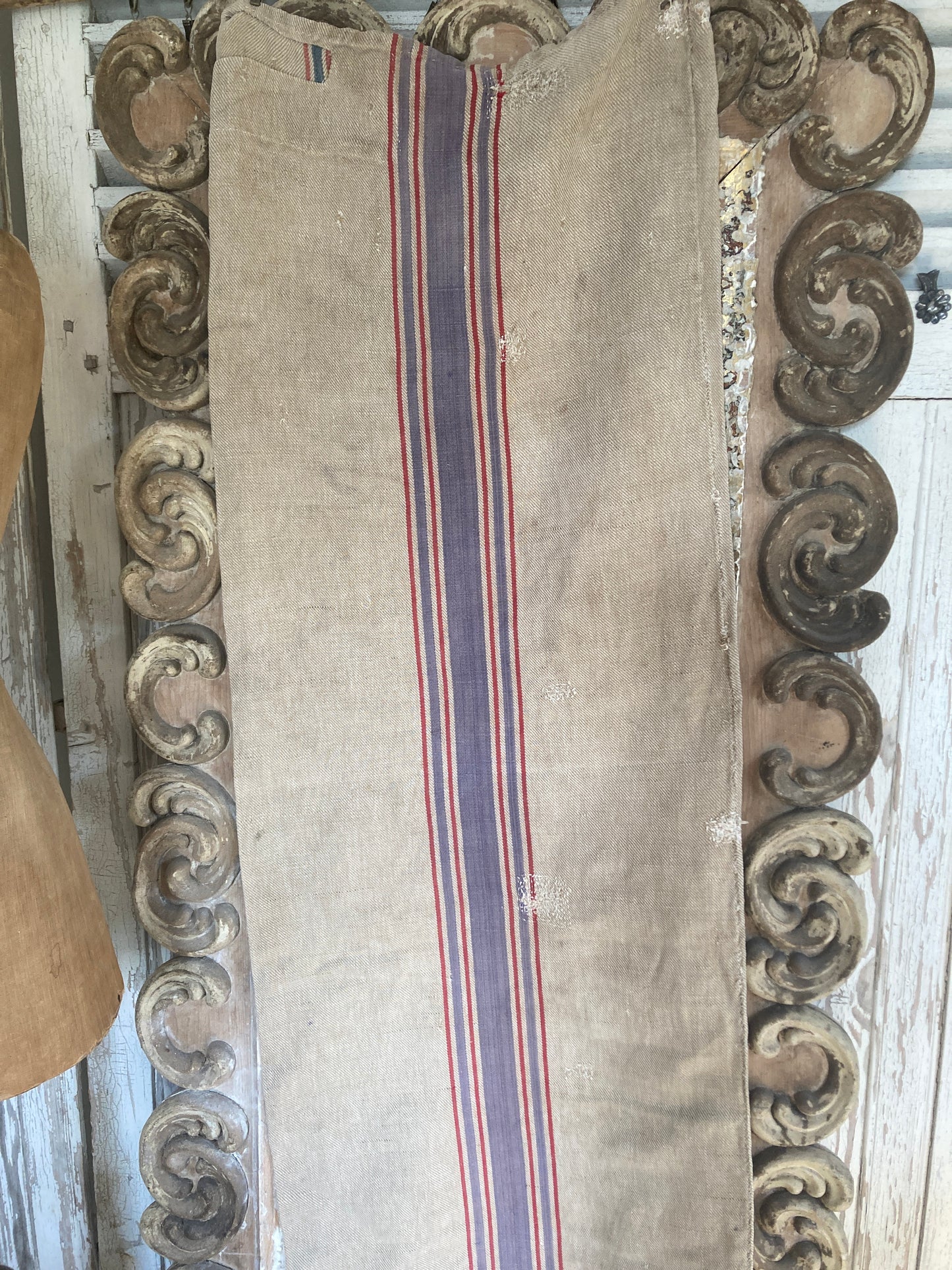 Fabulous antique french grain sack.