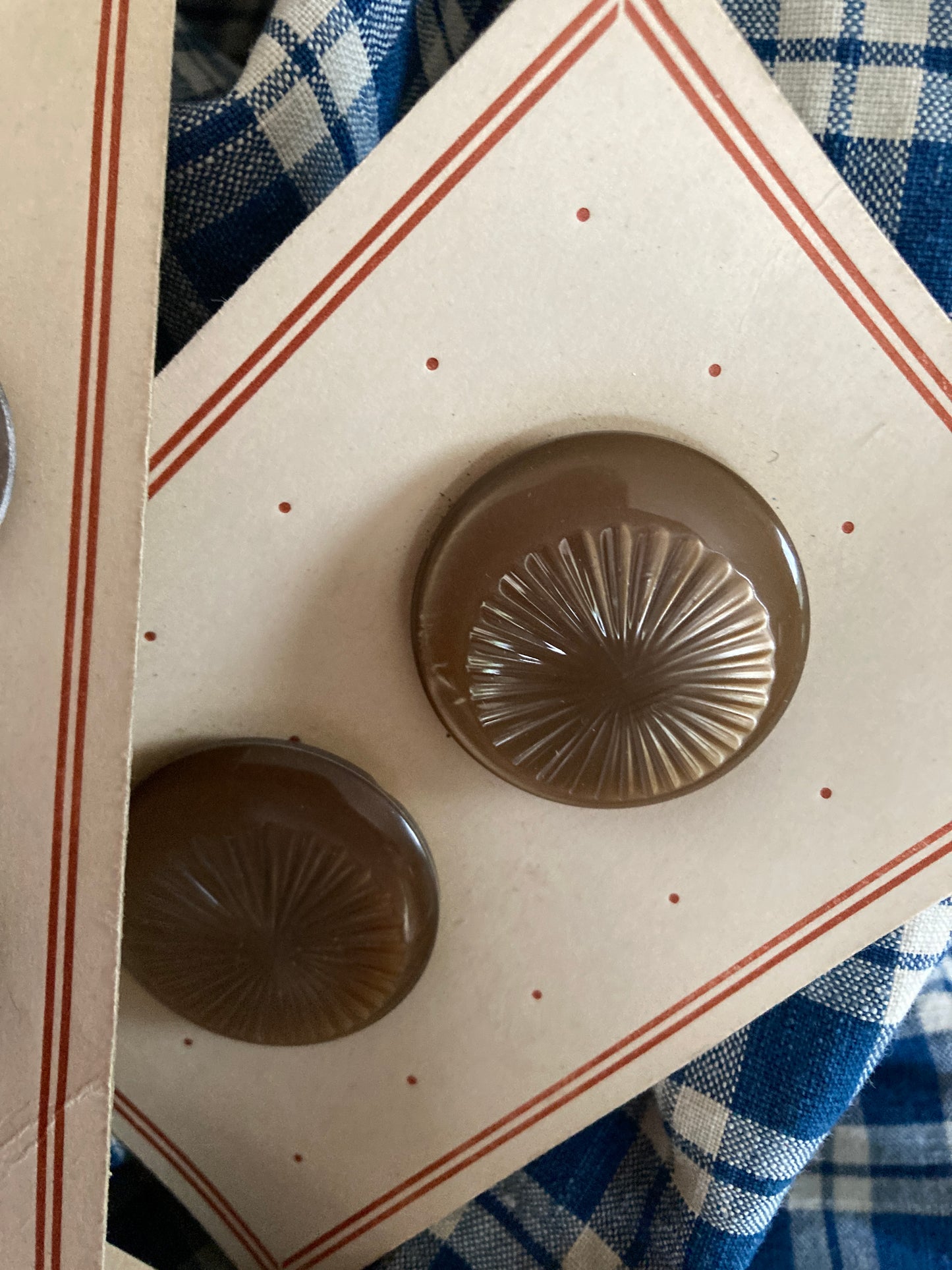 Vintage french buttons