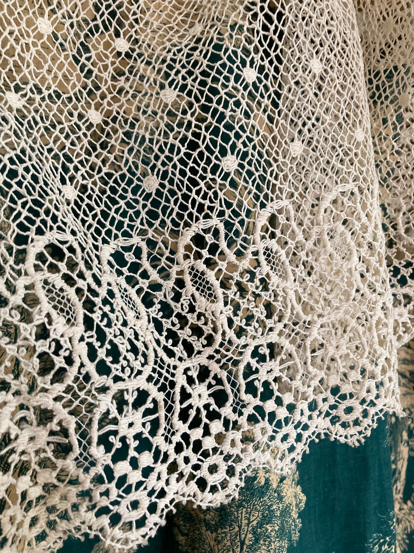 Deep Antique french lace