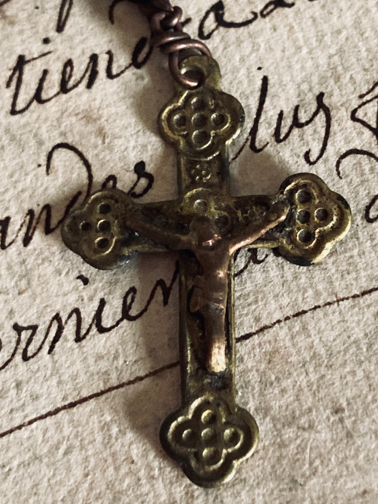 Antique rare french rosary.