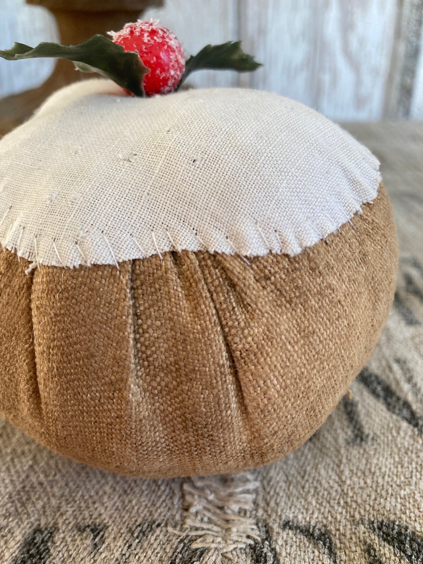 Christmas plum puddings