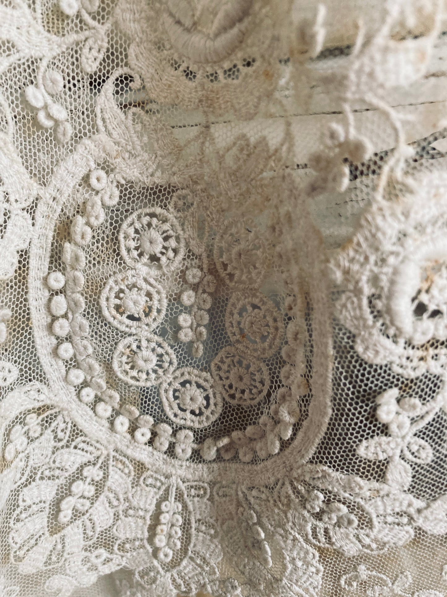 Lace panel.