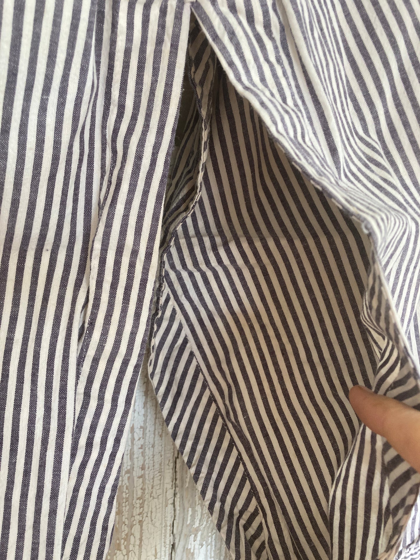 Striped french linen bloomers