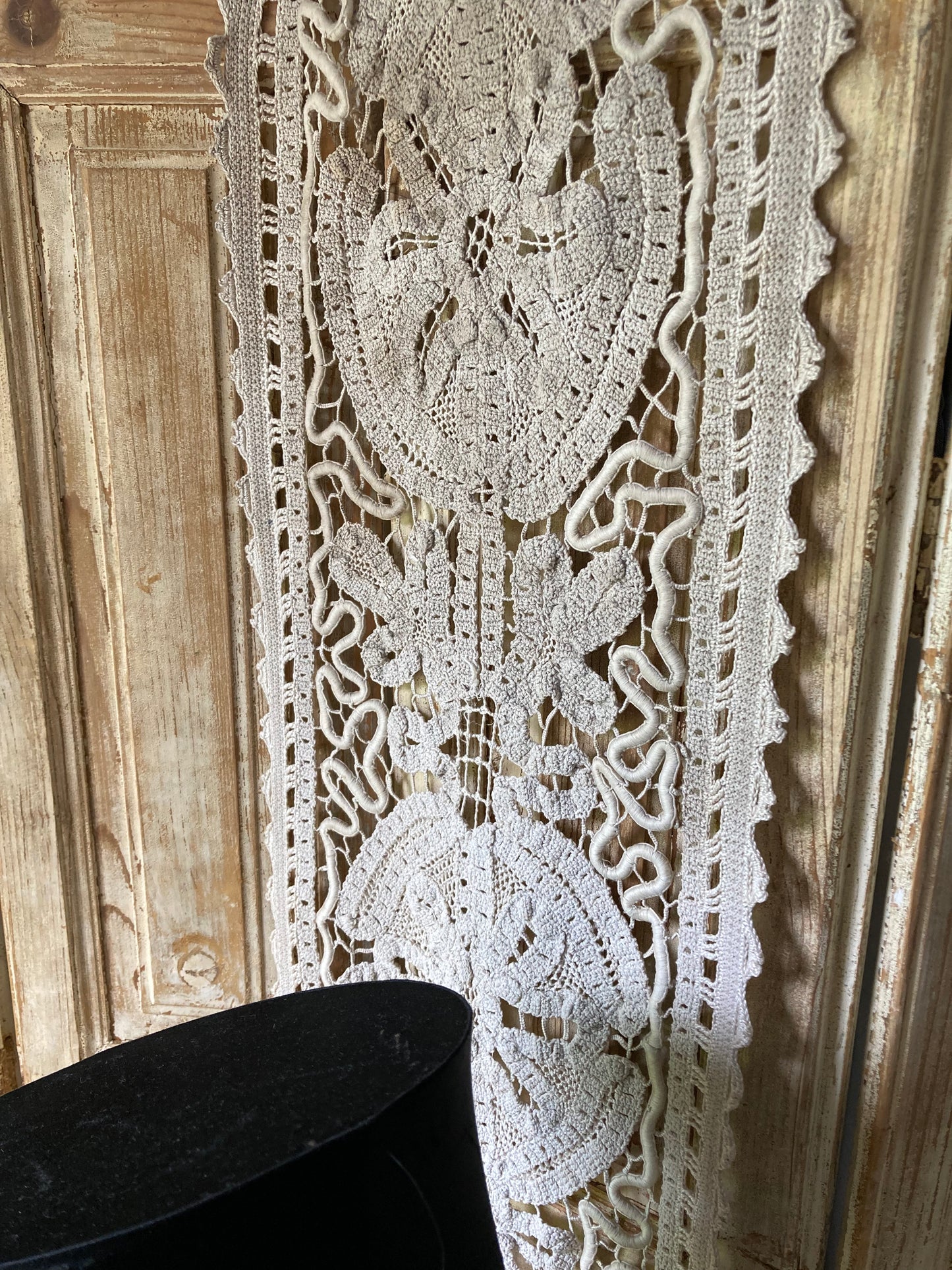 Antique crocheted lace