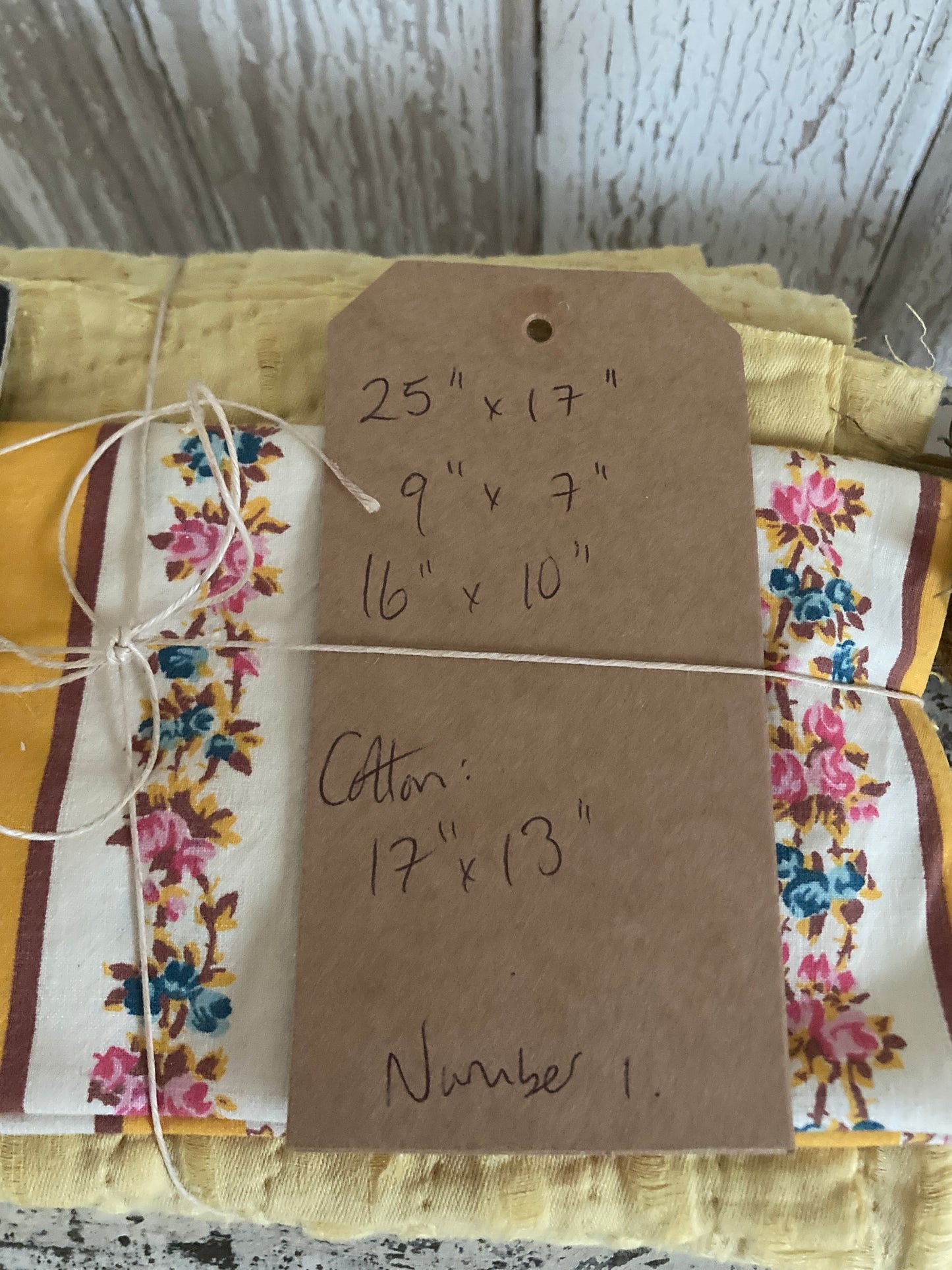 Vintage french quilting panels