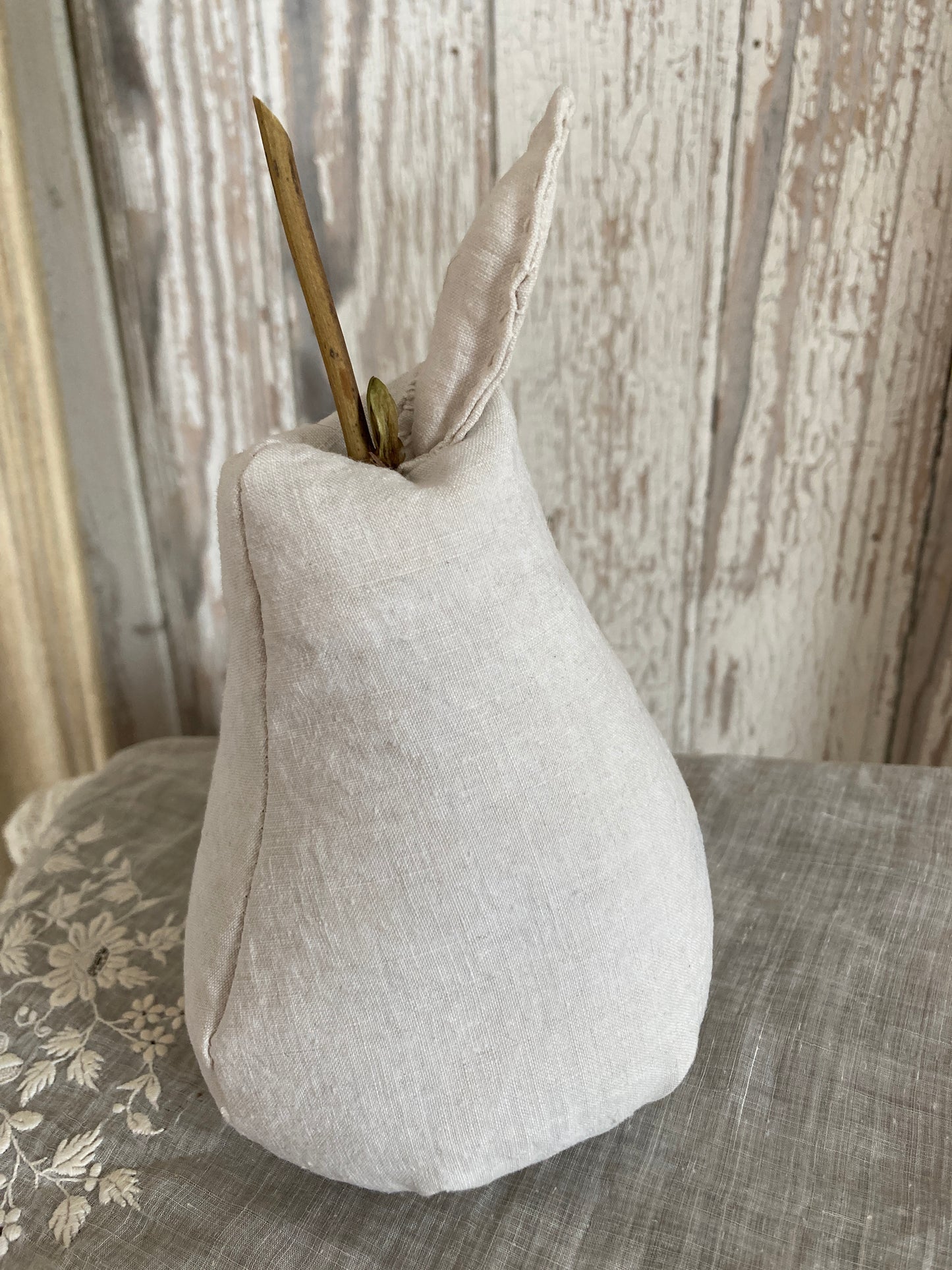 French linen lavender filled pears.