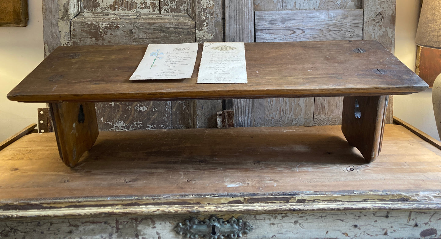 Antique church altar stand. Arts and Crafts.
