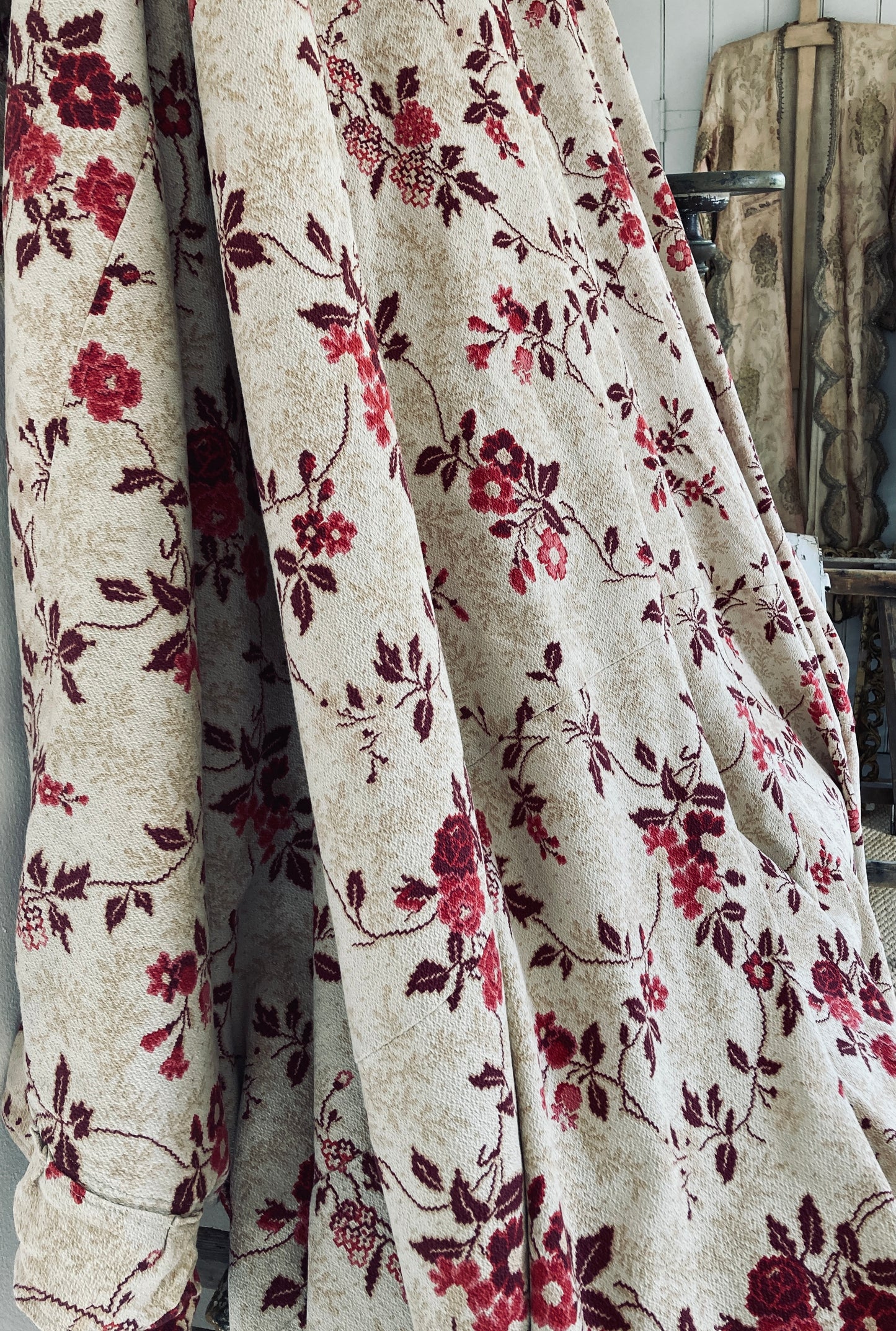 French cretonne large panel