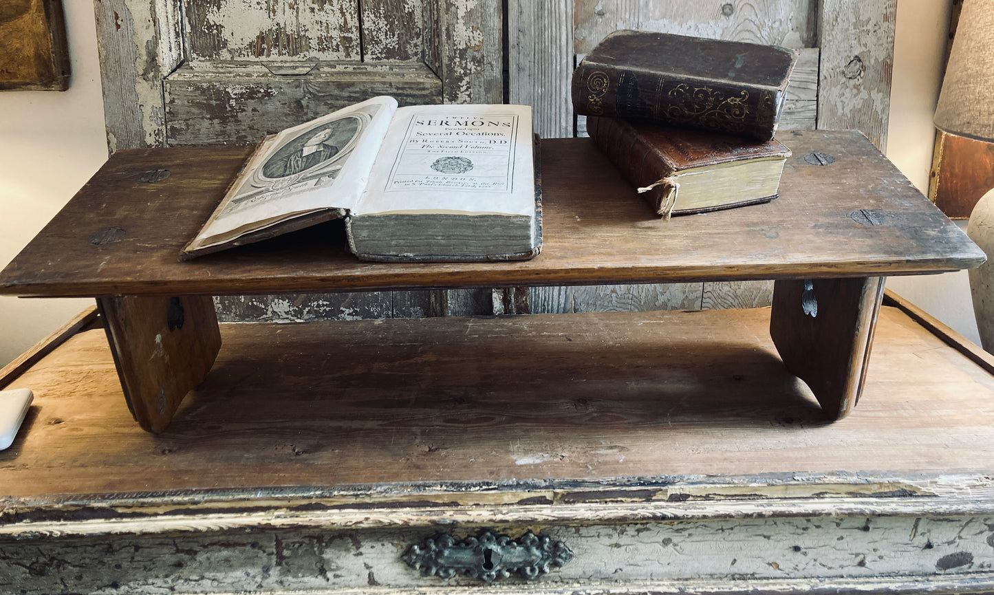 Antique church altar stand. Arts and Crafts.