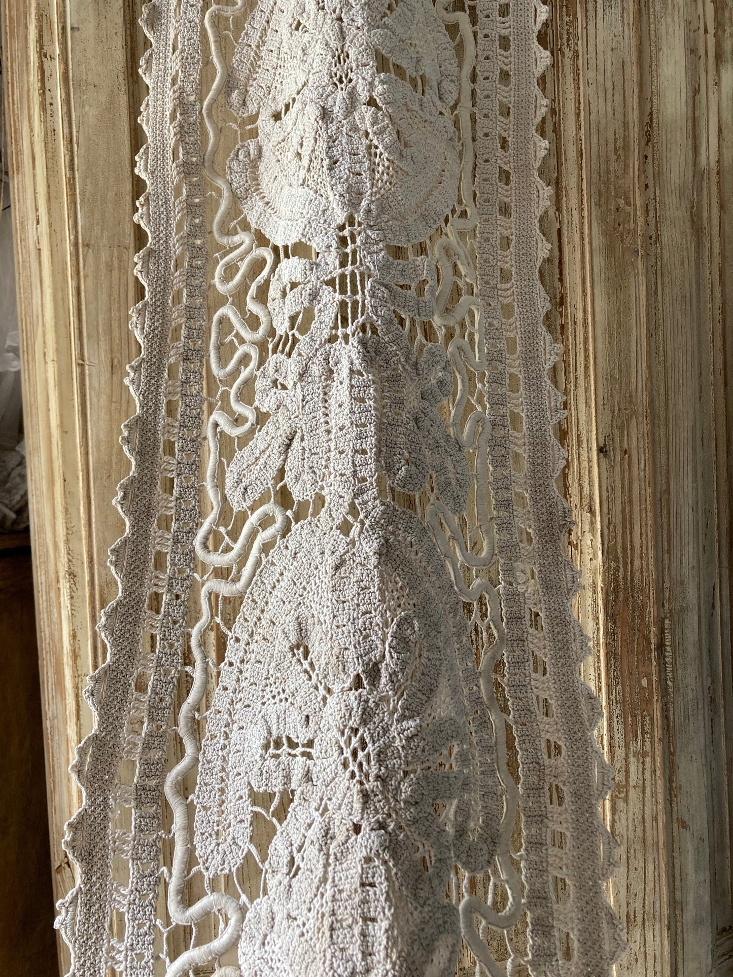 Antique crocheted lace