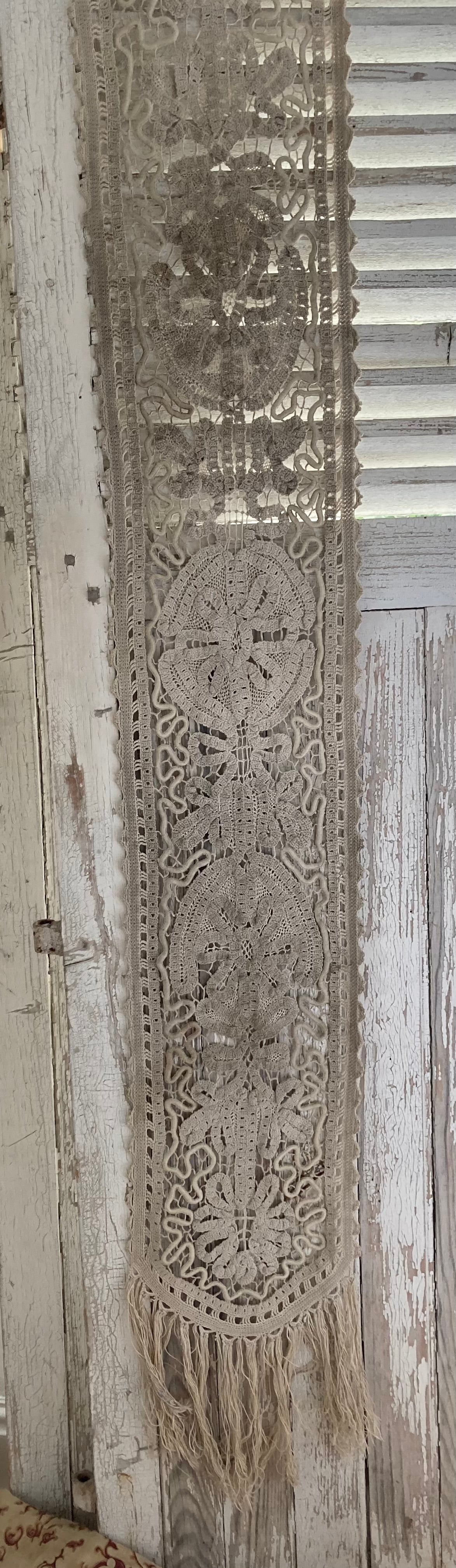Antique crocheted lace