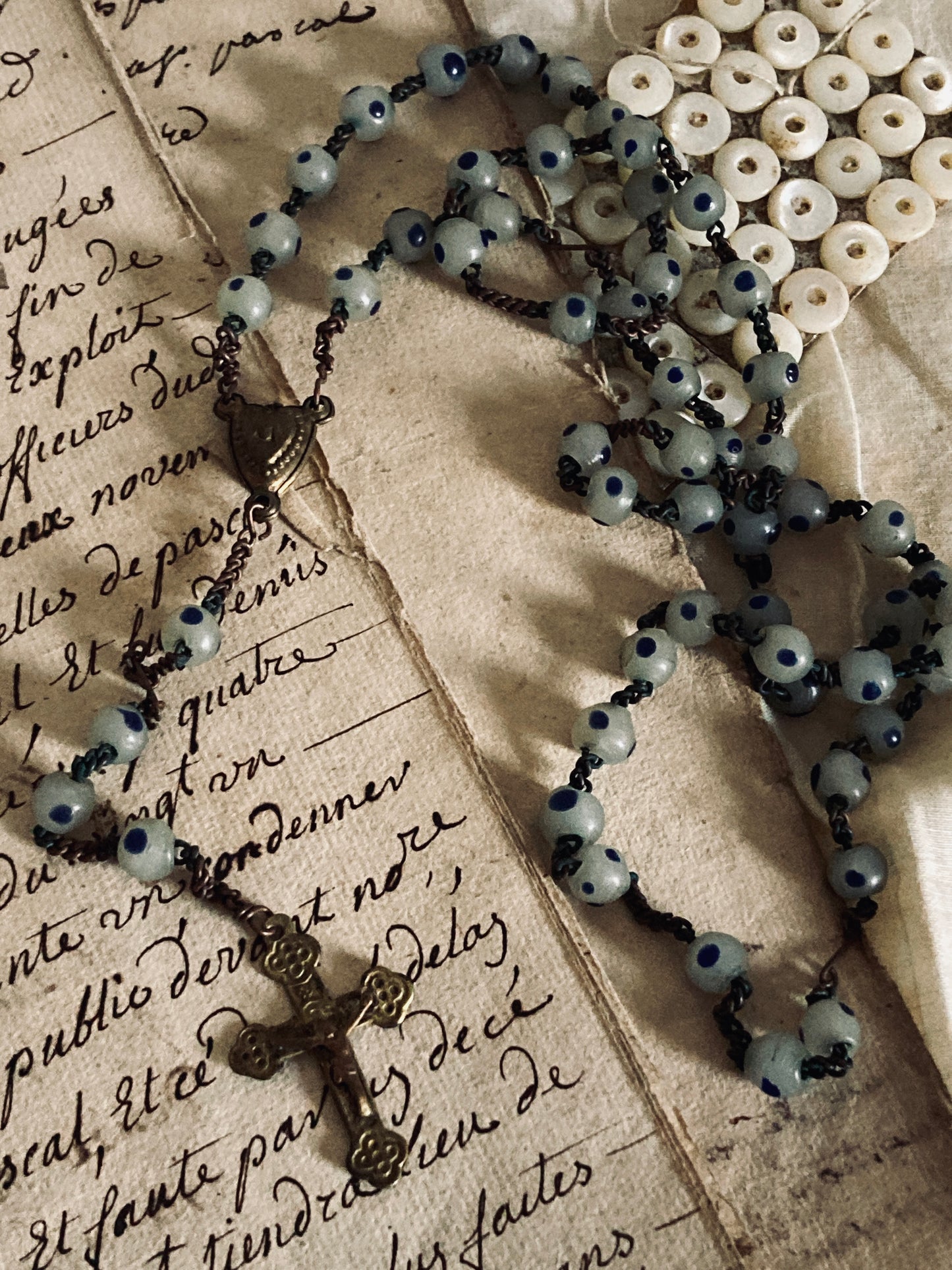 Antique rare french rosary.