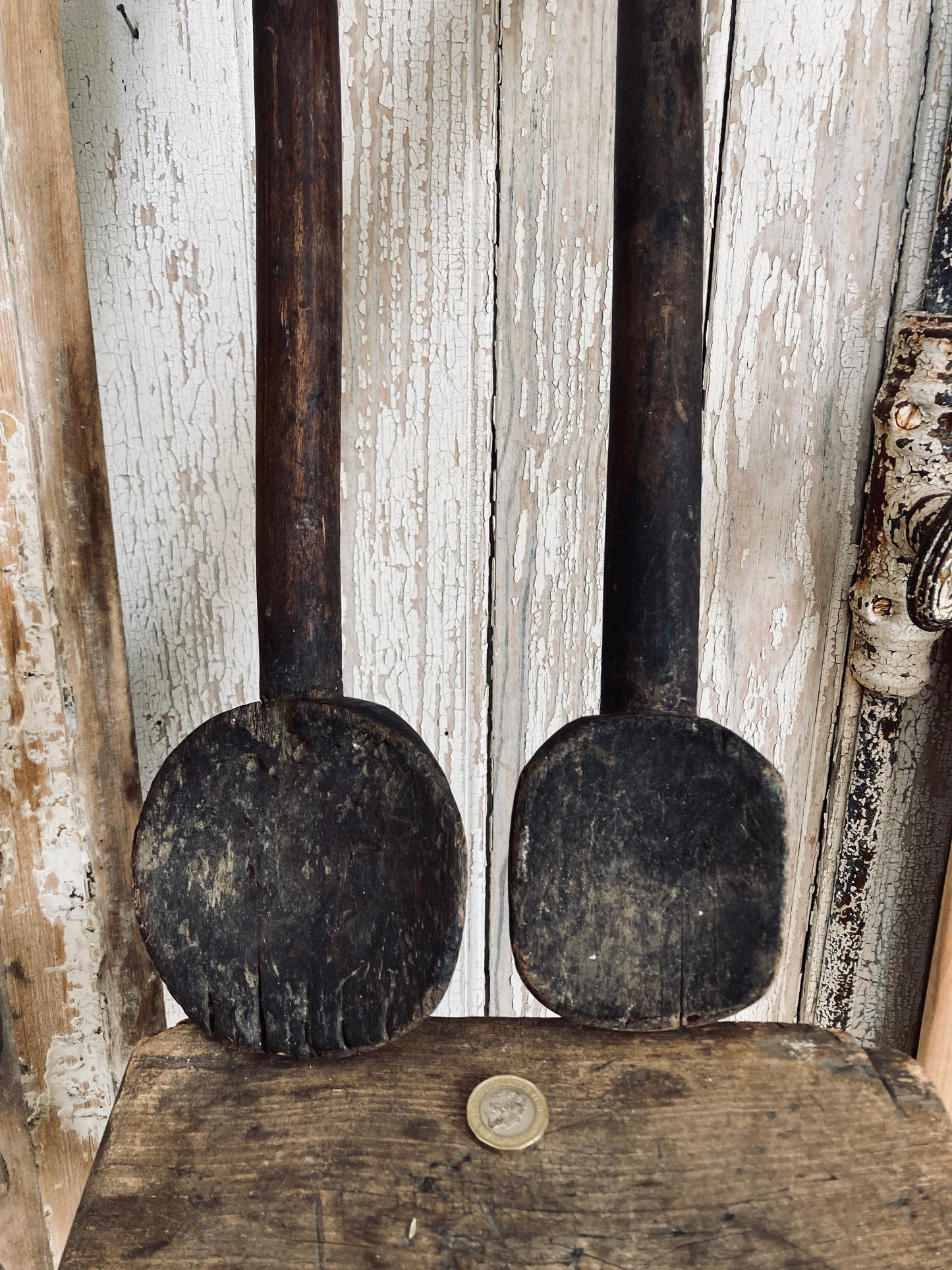 Antique french rustic spoons