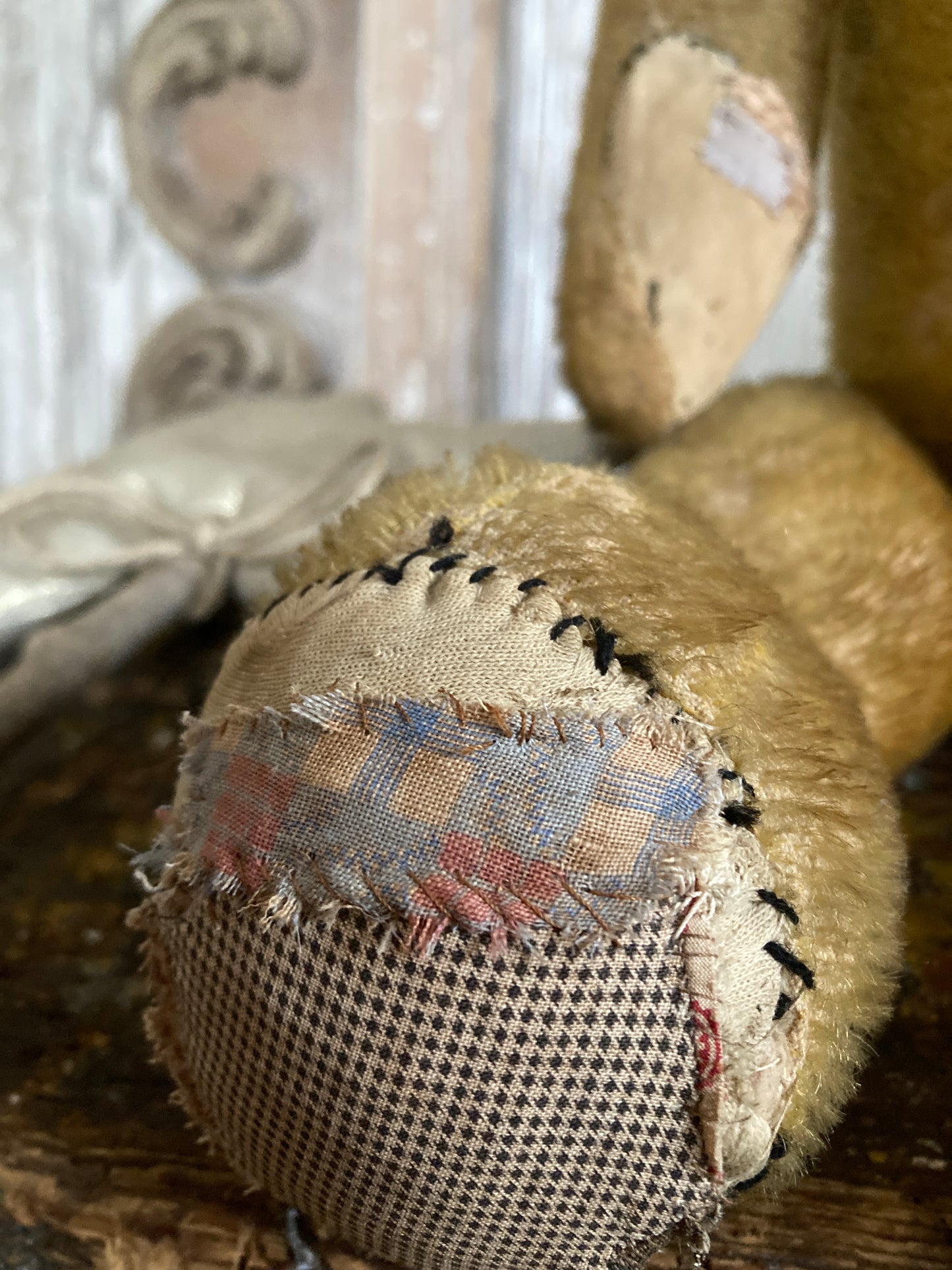 Large antique bear with star.