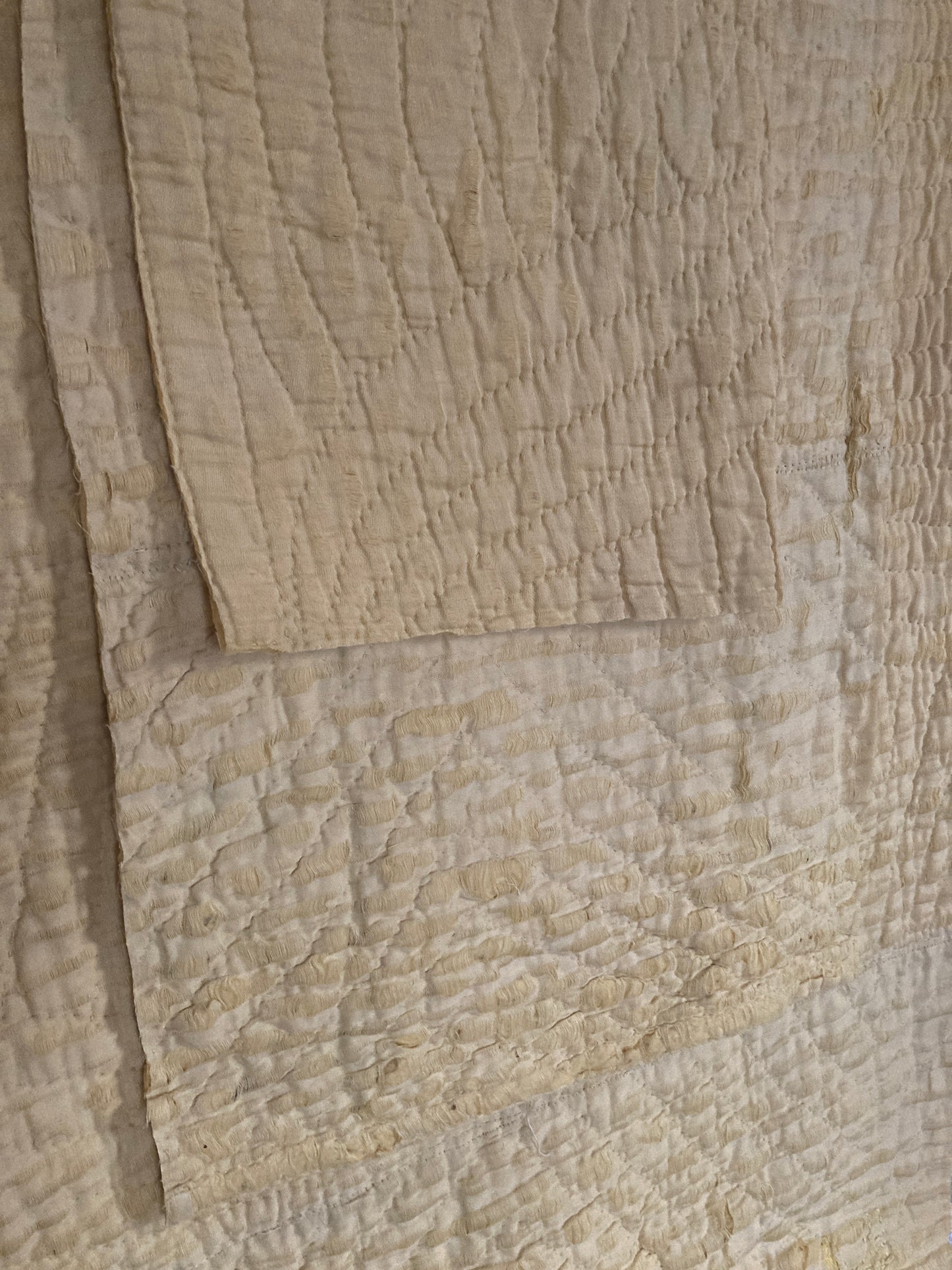 Vintage french quilting panels