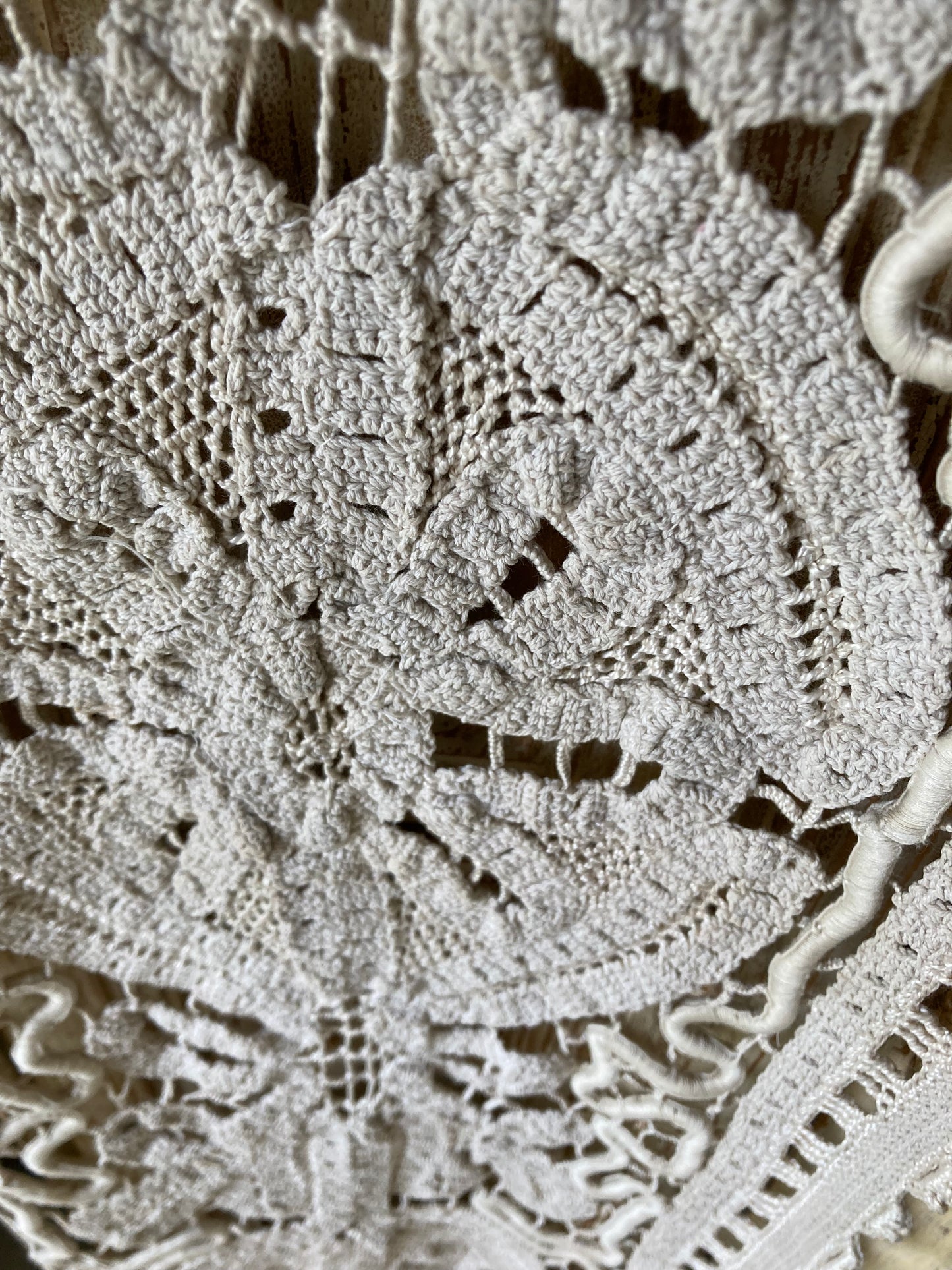 Antique crocheted lace