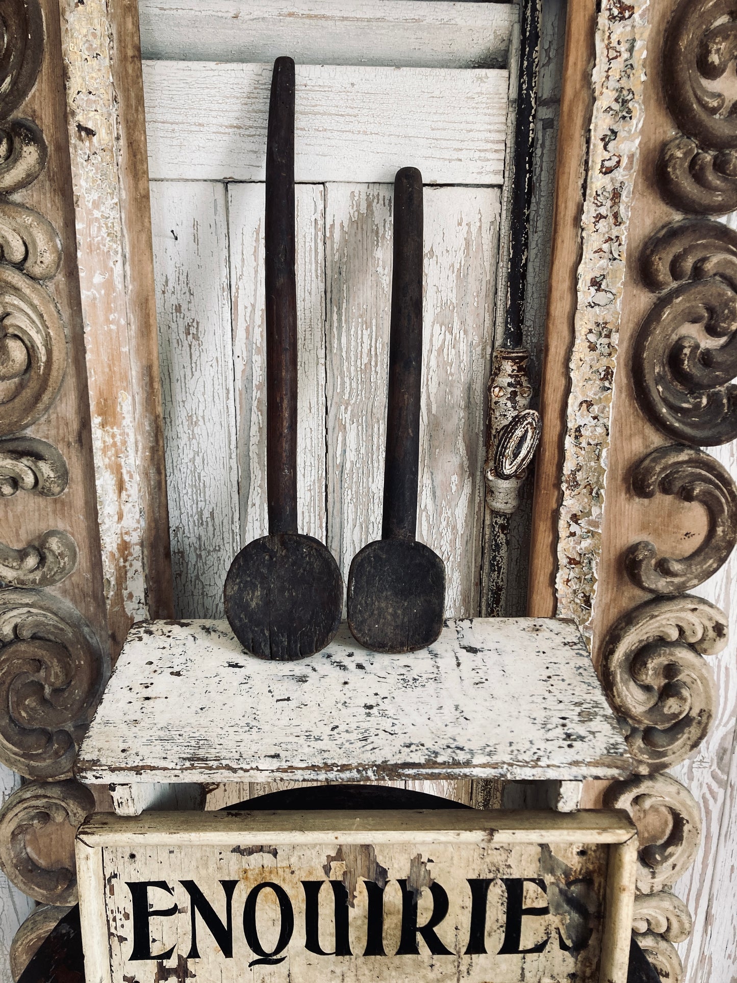 Antique french rustic spoons