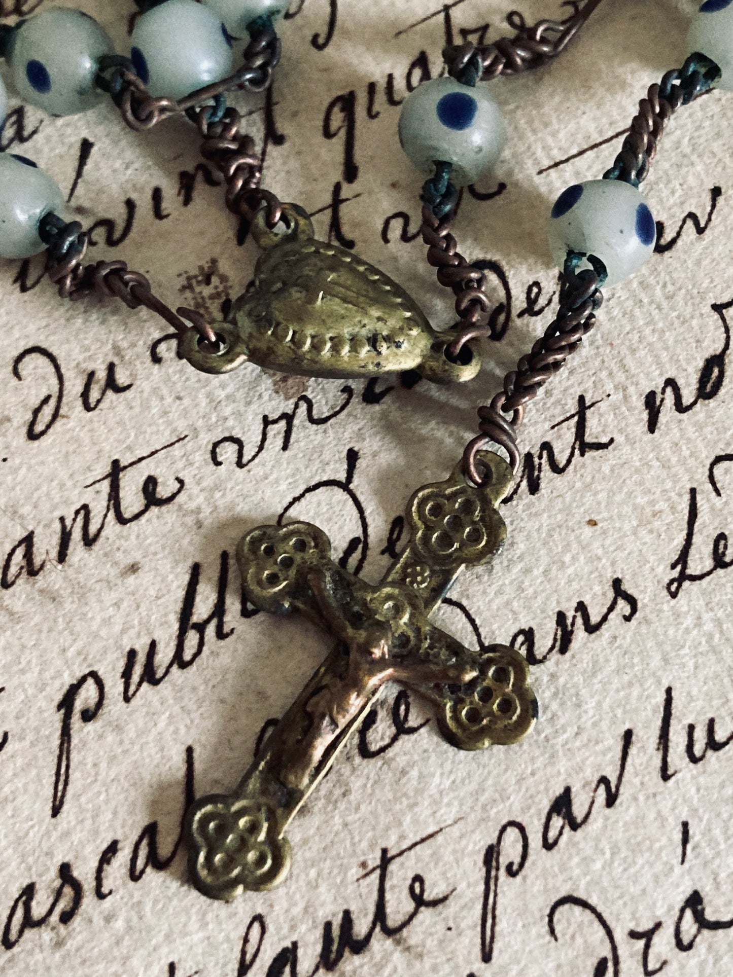 Antique rare french rosary.