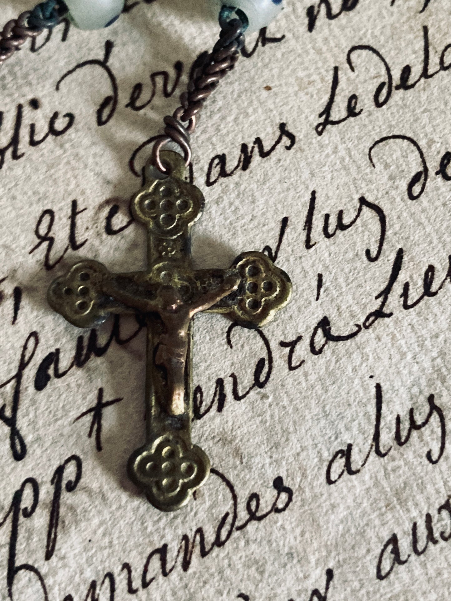Antique rare french rosary.