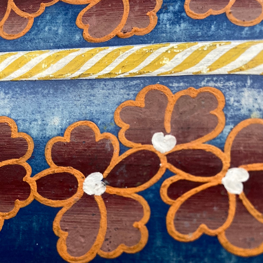 Flowers and candy stripe