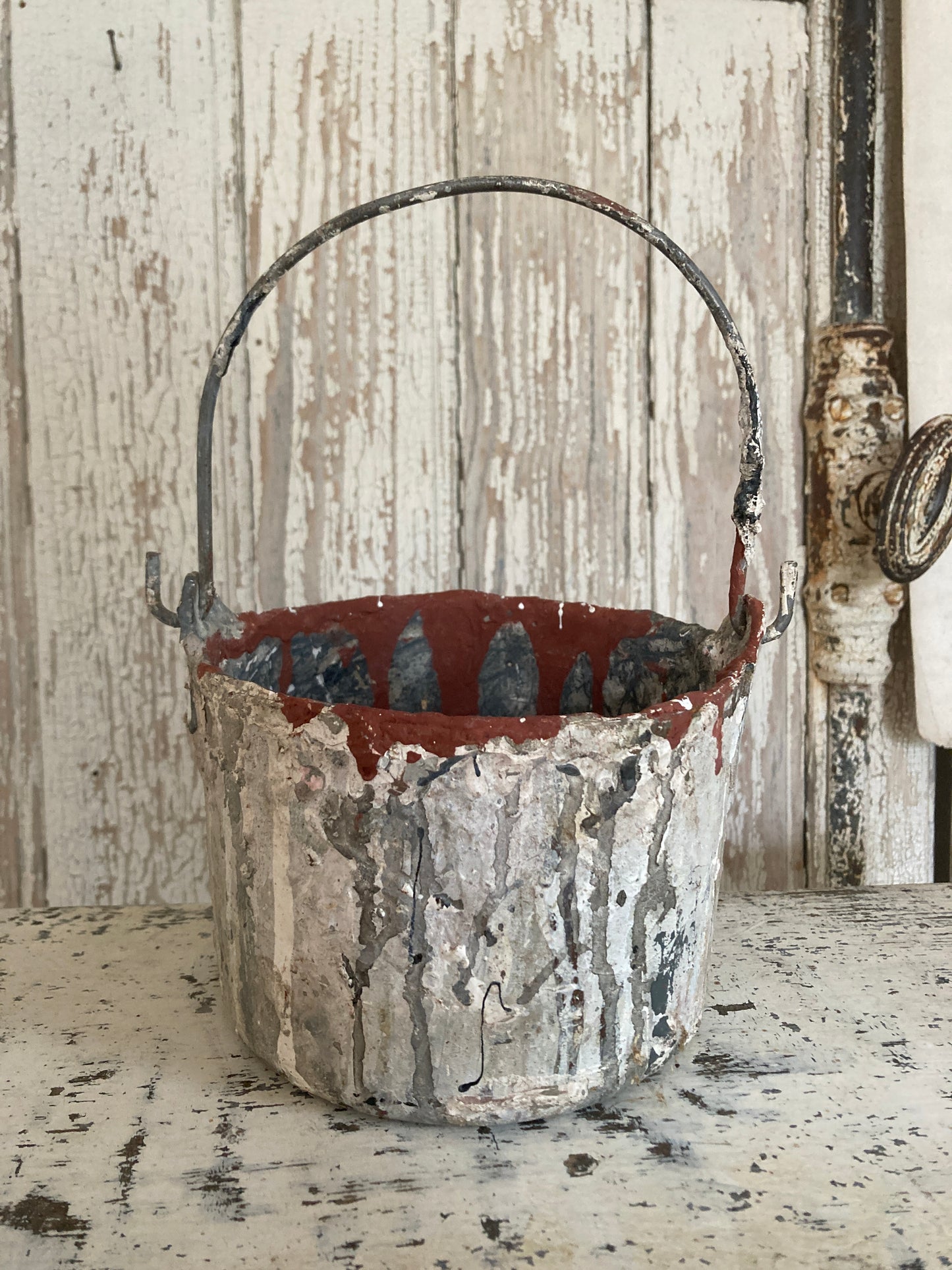 Tatty old paint can