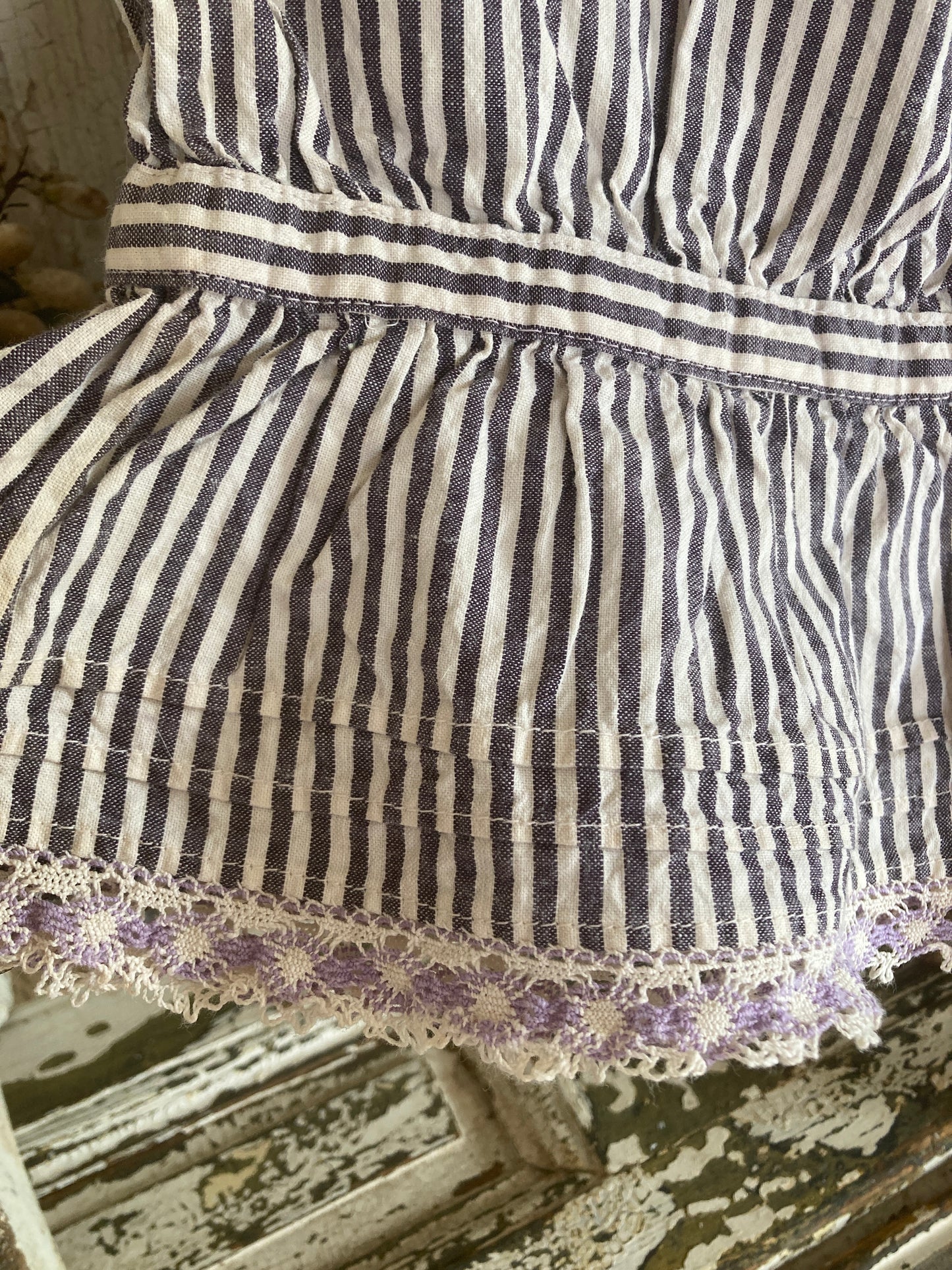 Striped french linen bloomers