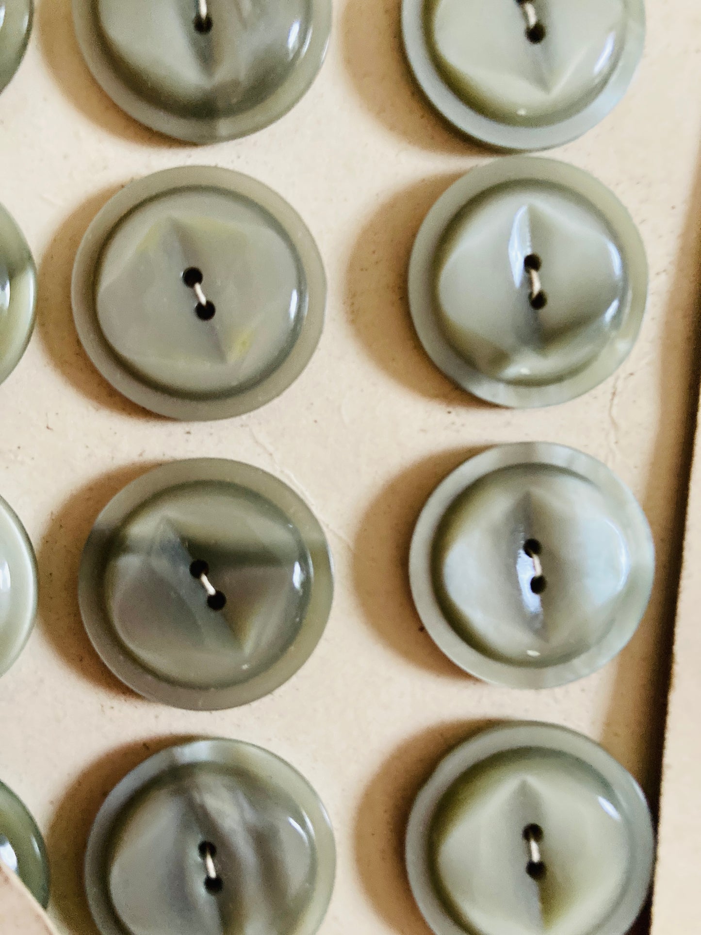 Vintage mix of french buttons.