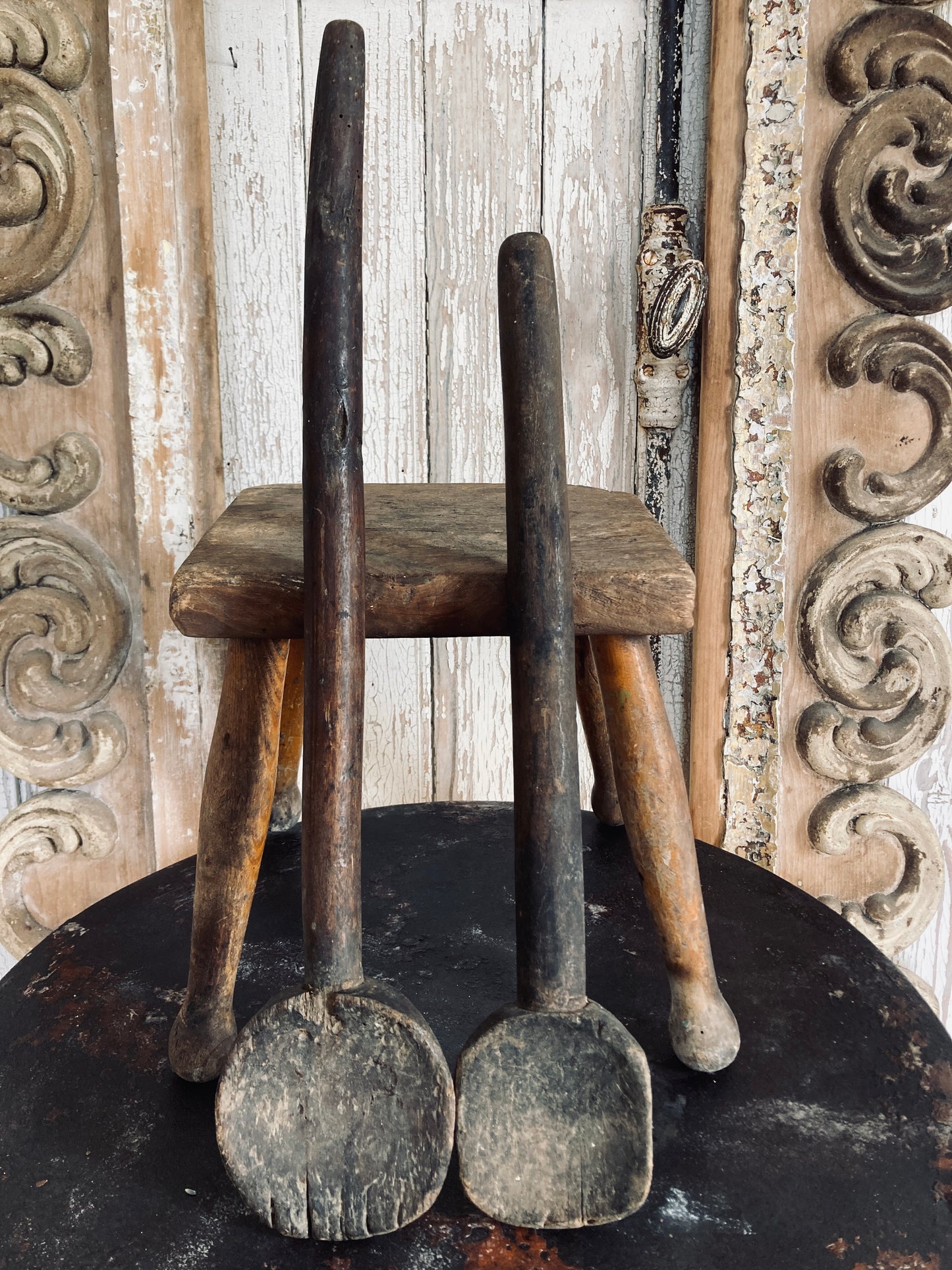 Antique french rustic spoons