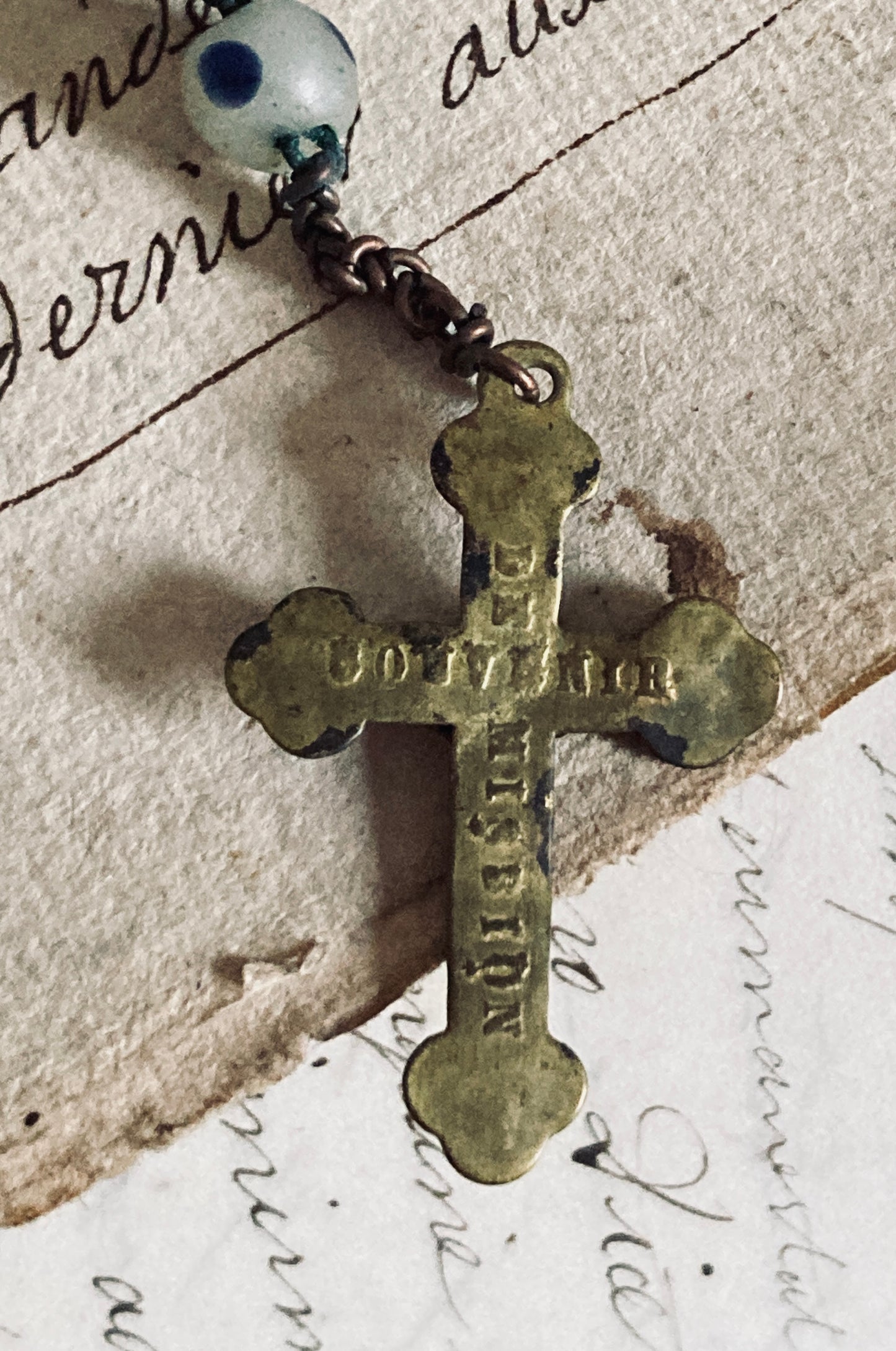 Antique rare french rosary.