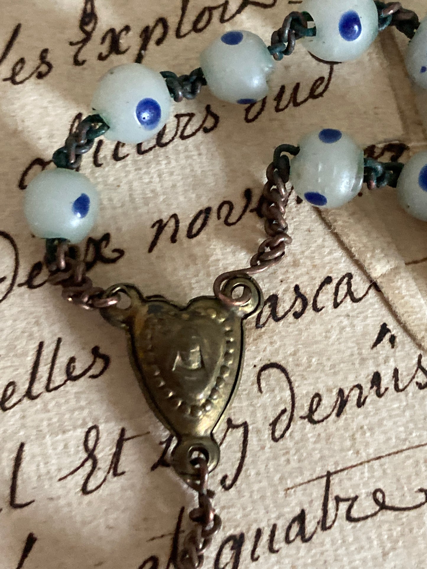 Antique rare french rosary.