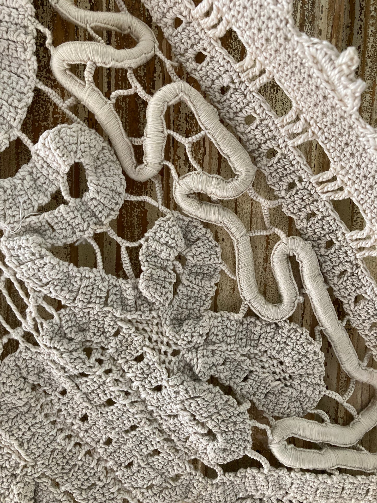 Antique crocheted lace