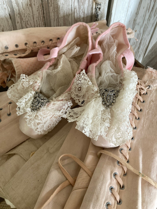 French vintage Ballet pointes.