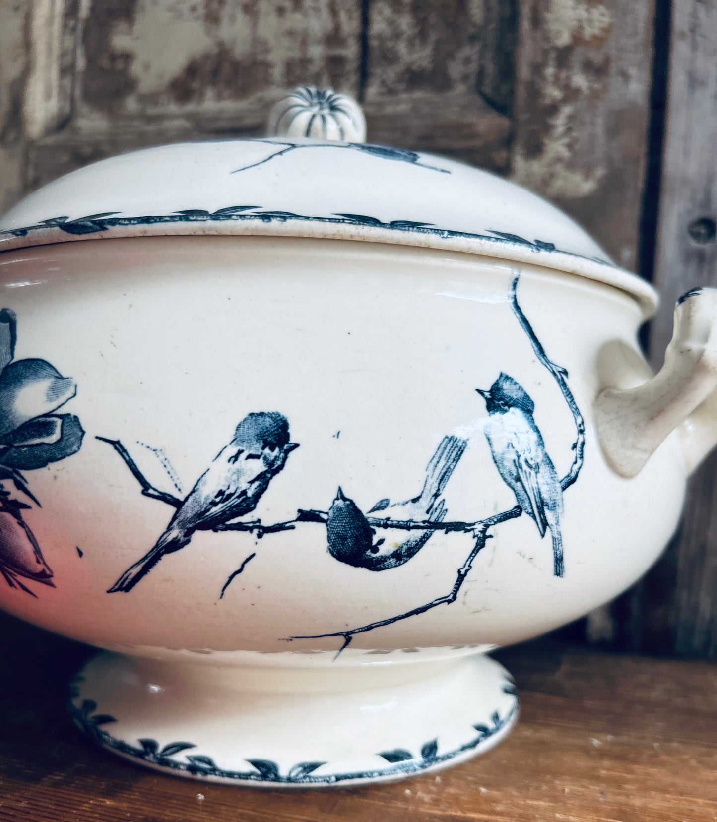 Large old french soupier. Highly decorative.