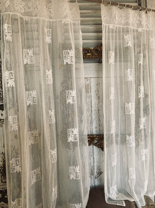 A pair of Antique French panels