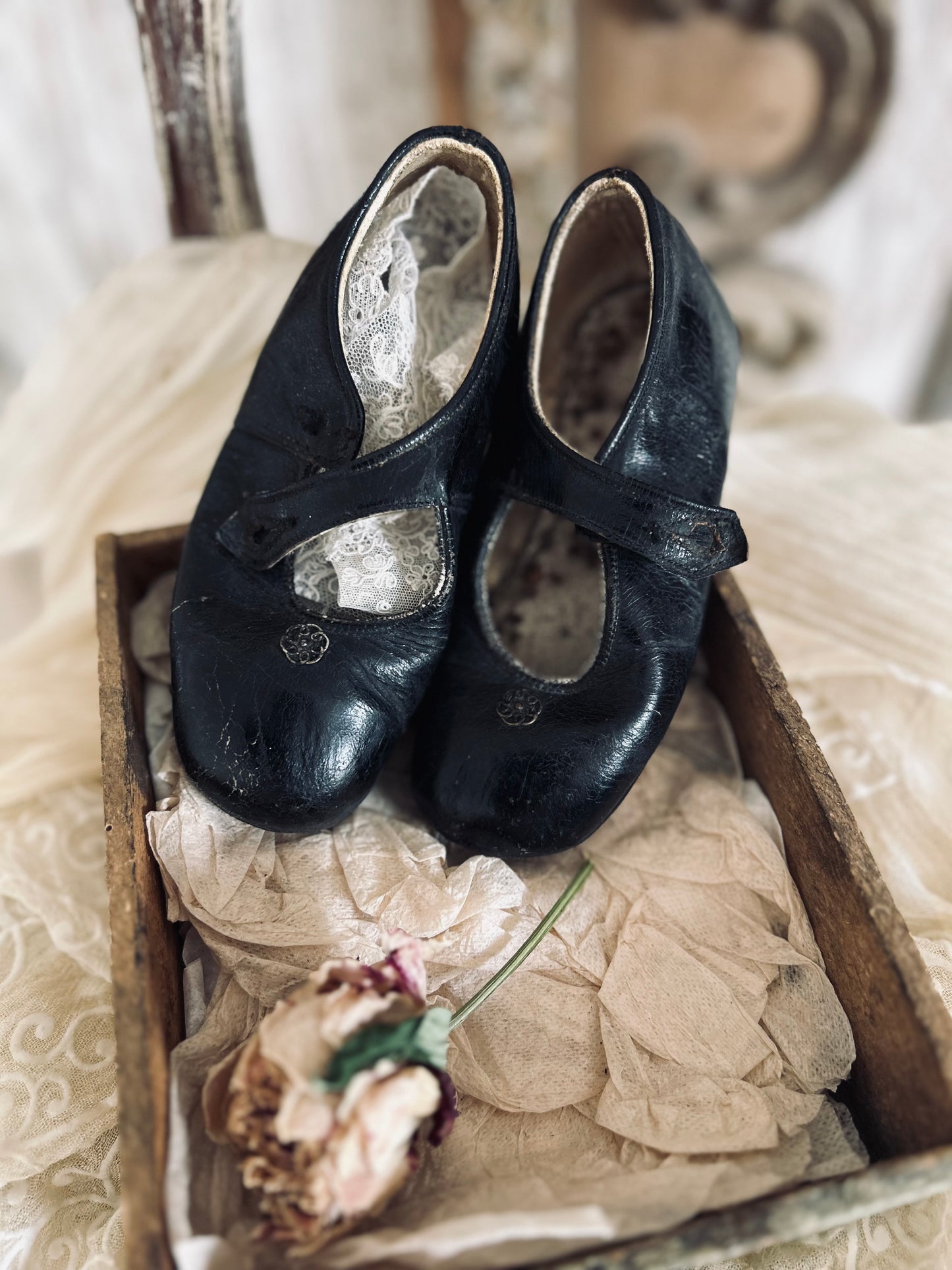 Antique children’s Mary Janes.