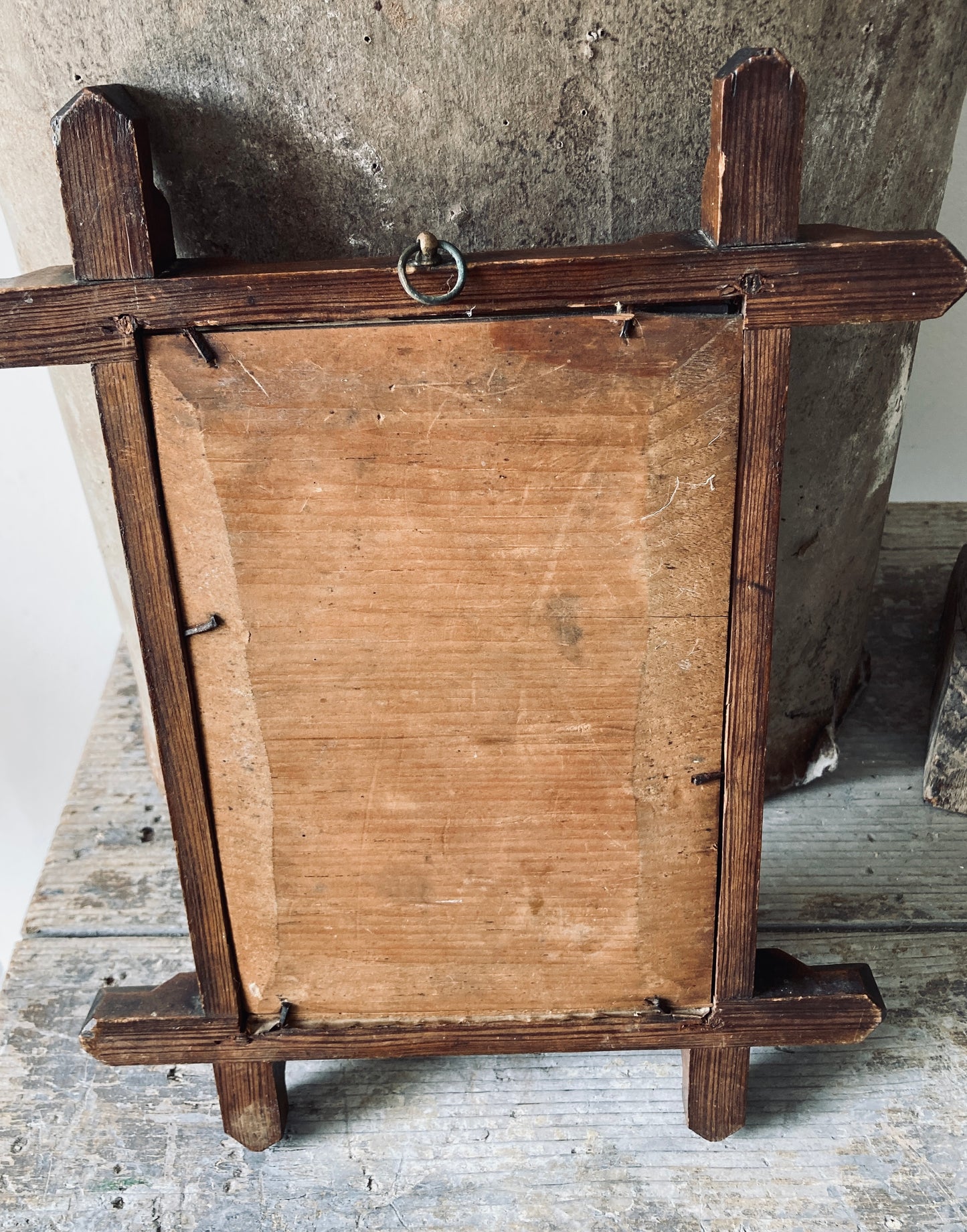 Victorian framed Valentine/ love token paper lace.