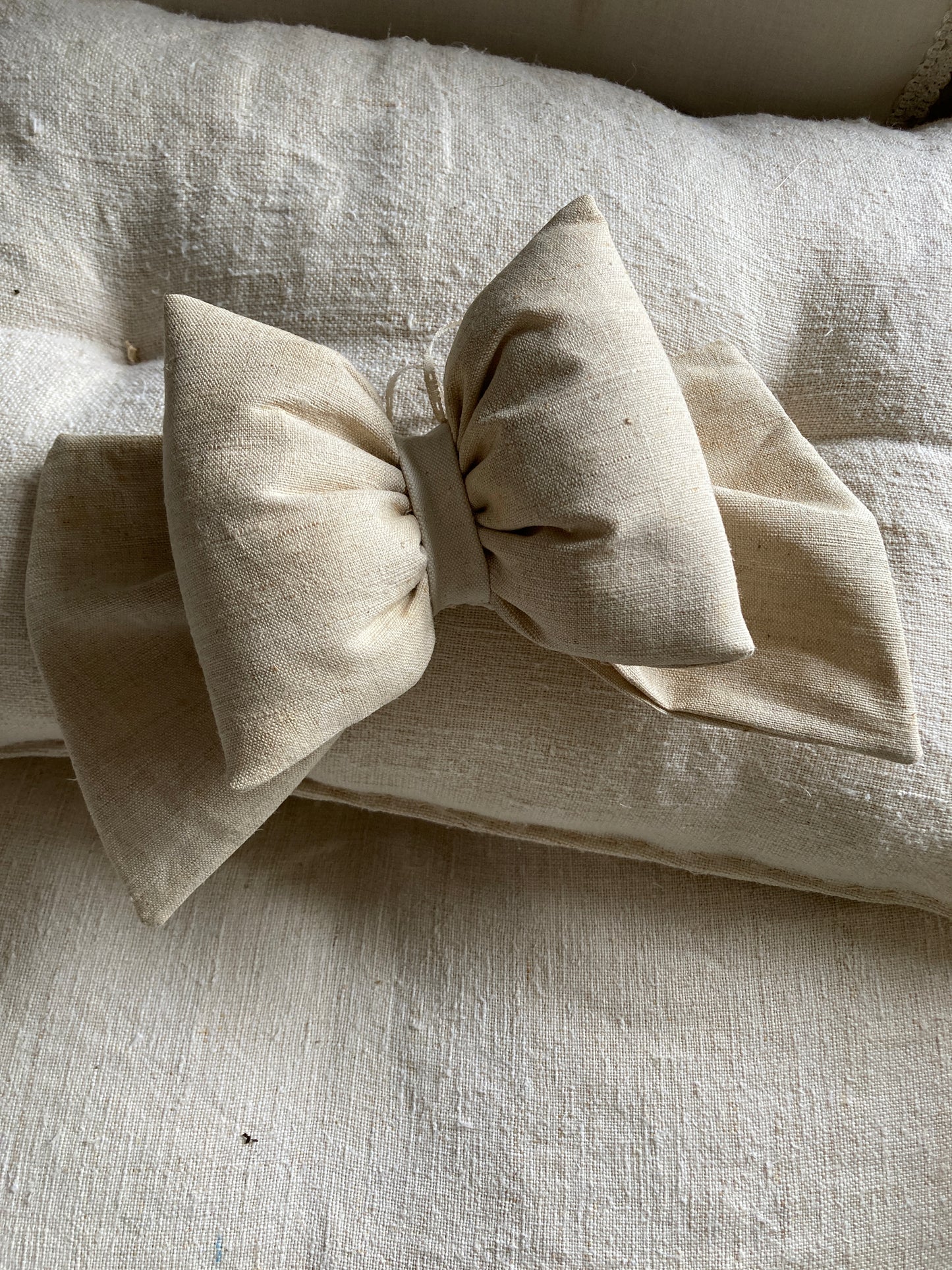 French antique textile bows