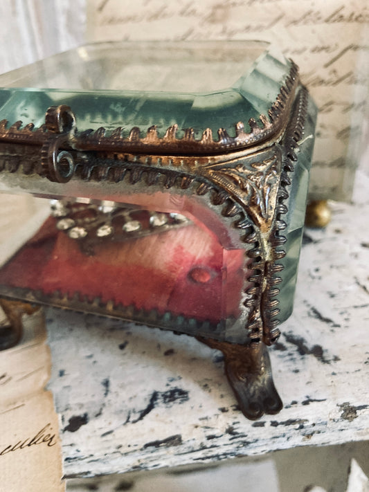 Nineteenth century square french casket.