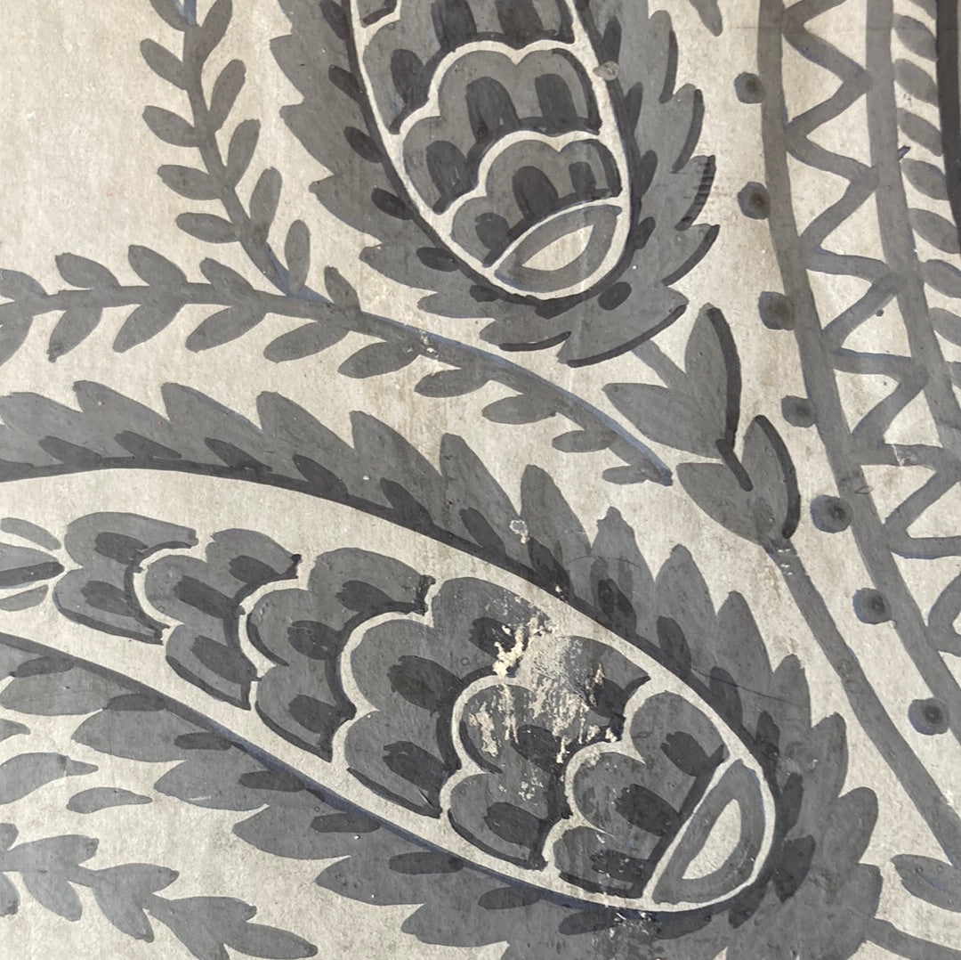 Wheat on grey