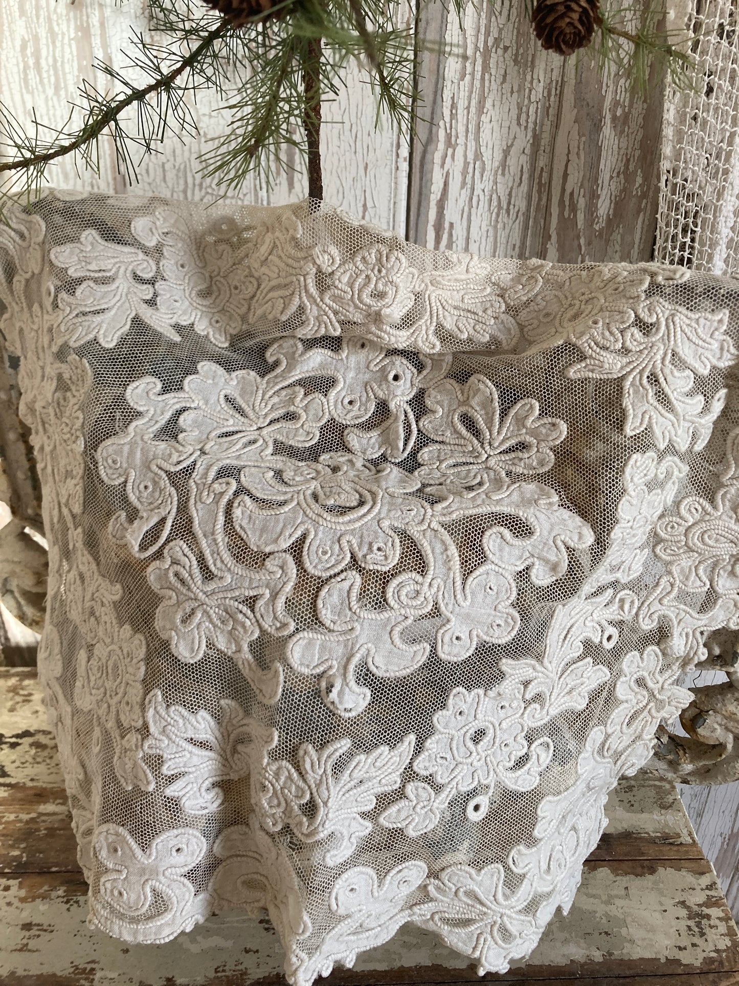 Beautiful antique lace panel