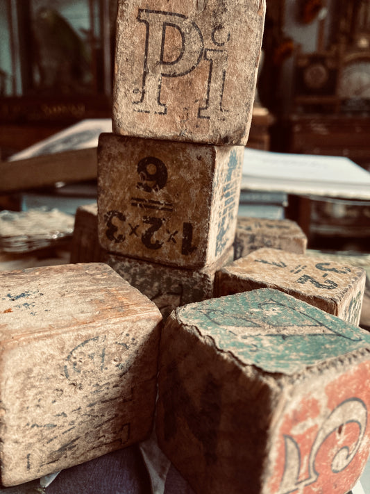 Antique french blocks