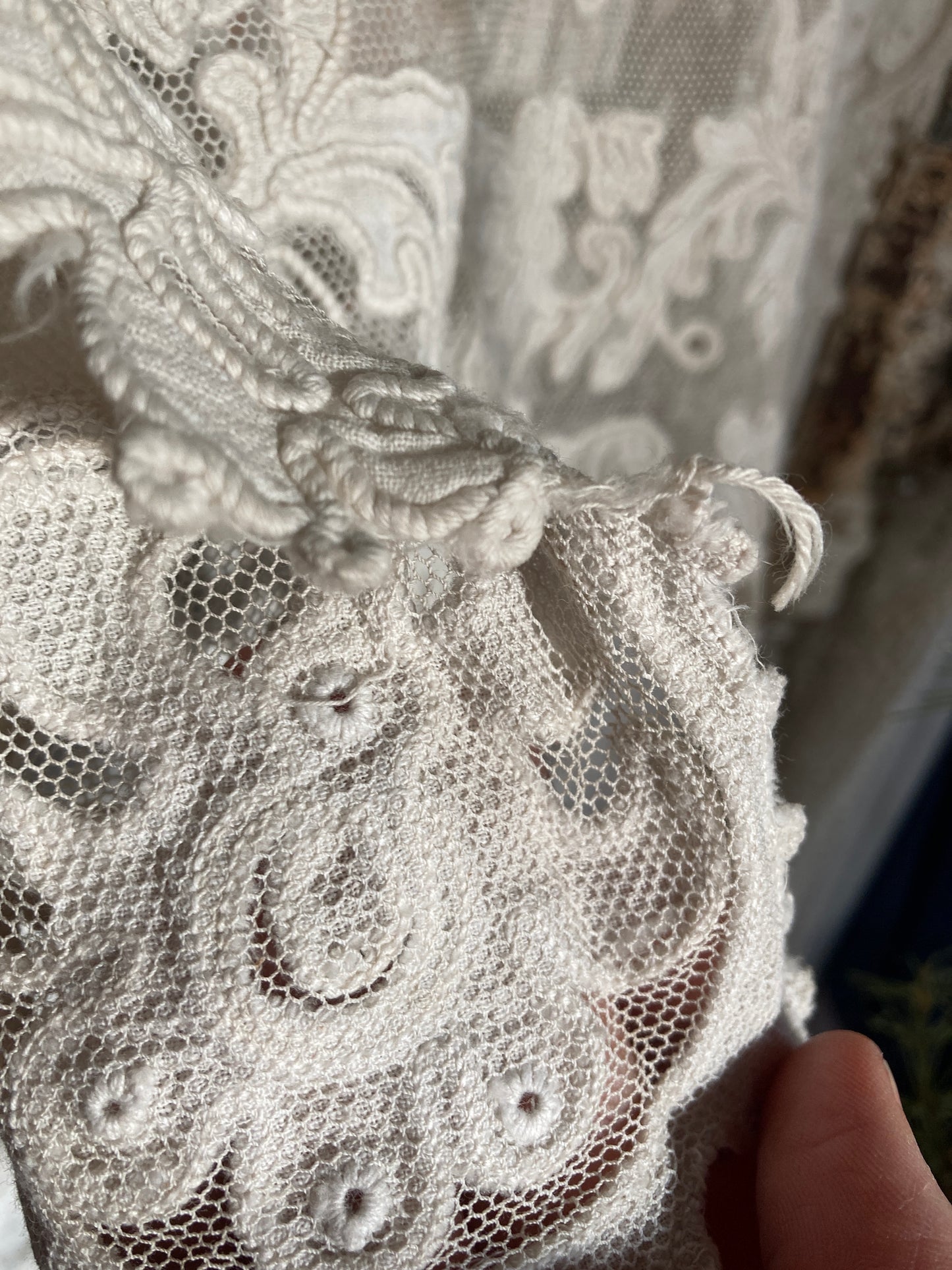 Beautiful antique lace panel