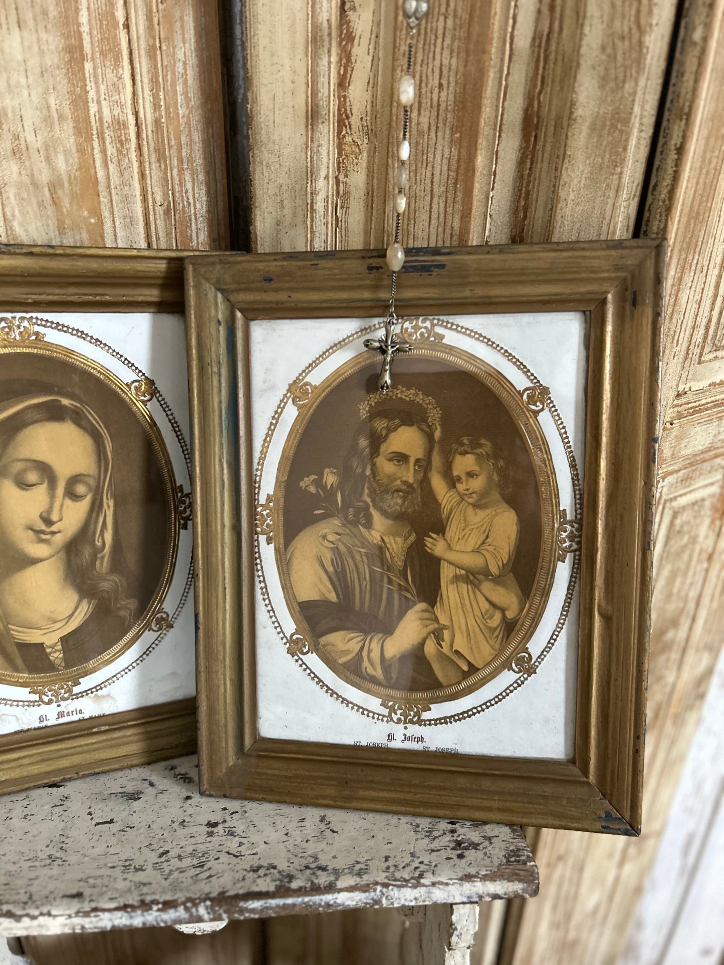 Pair of nineteenth century Religious pictures.