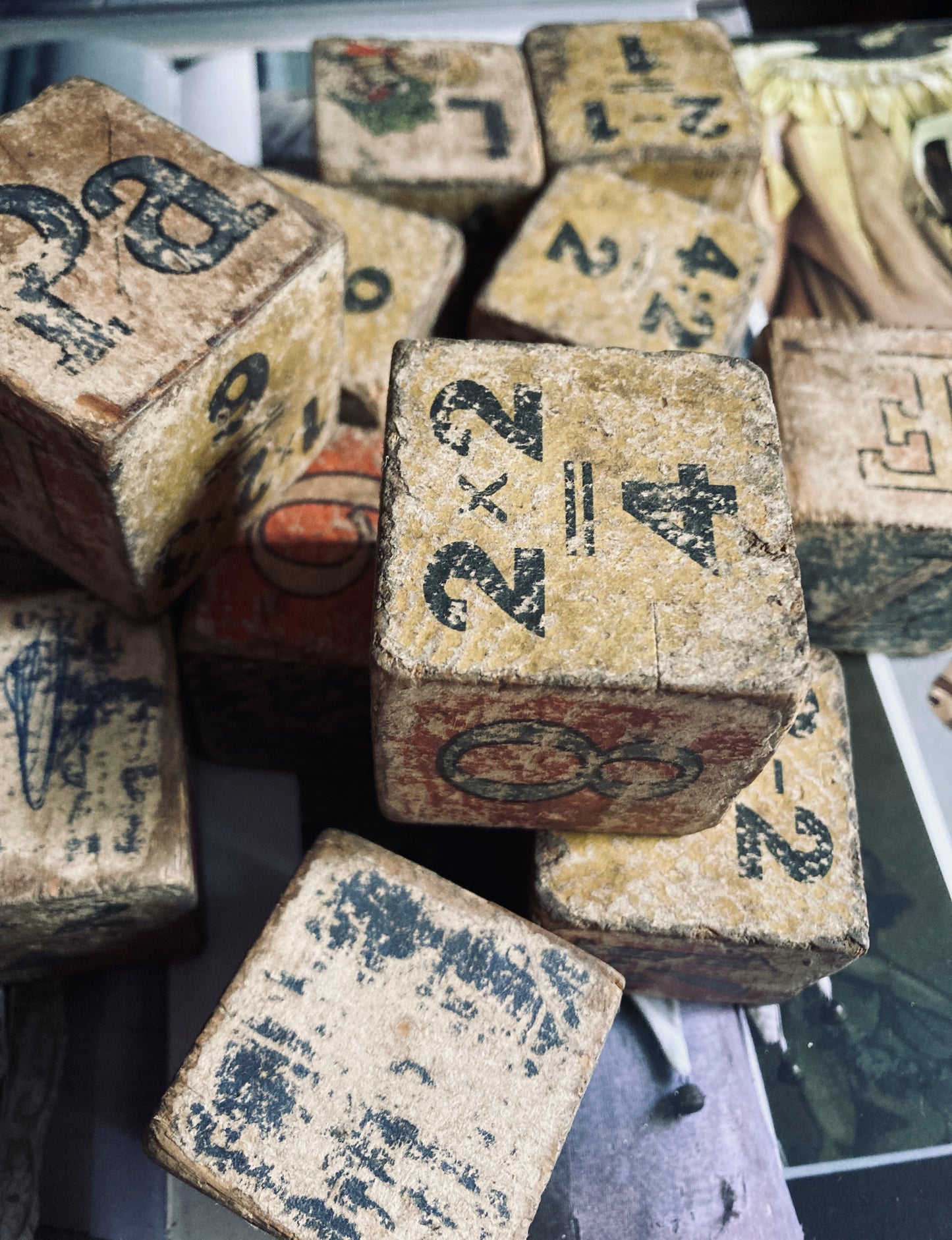 Antique french blocks