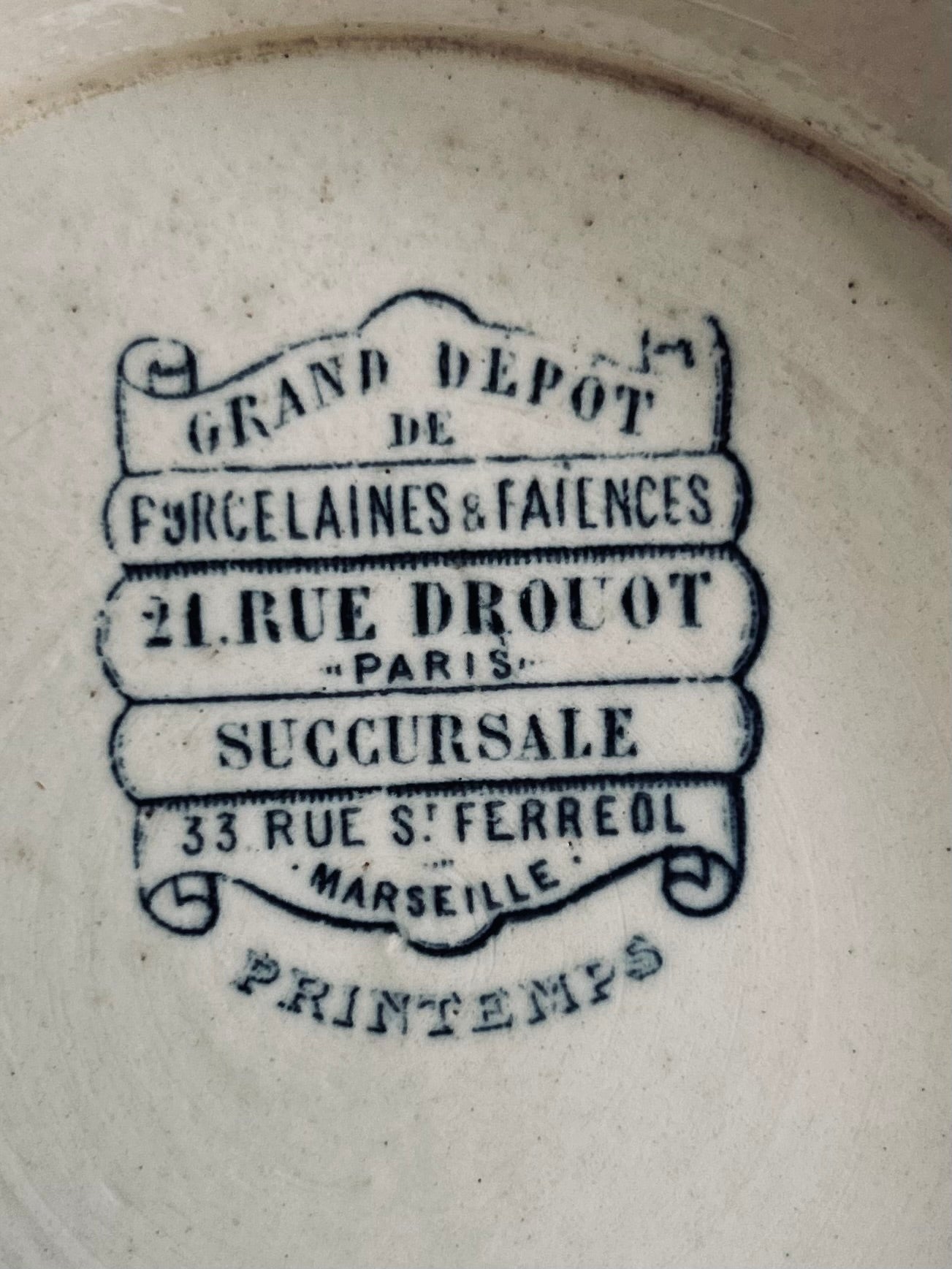 Large old french soupier. Highly decorative.