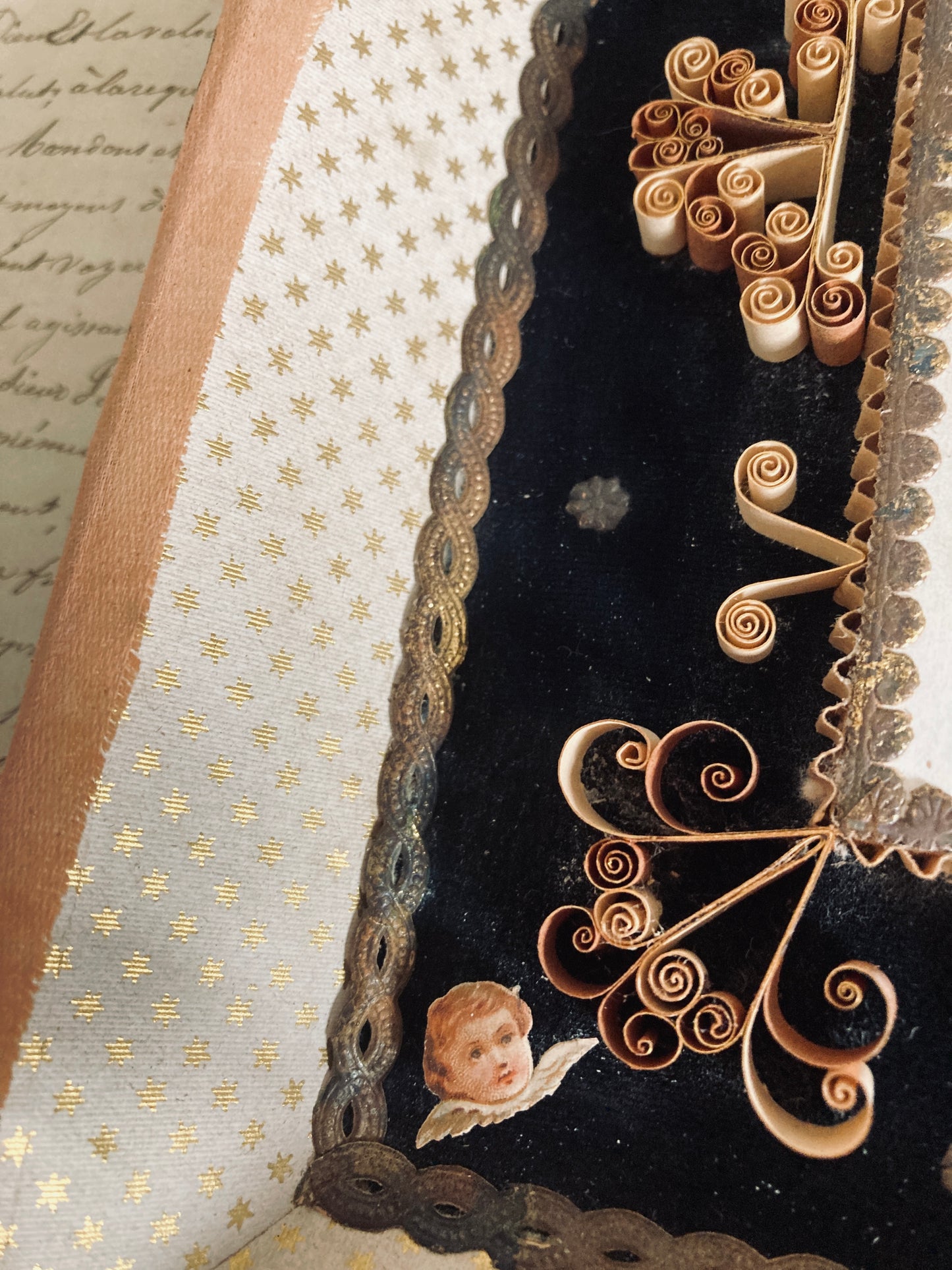 Antique french glorious religious reliquary.