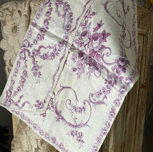 Edwardian glazed cotton Lingerie case